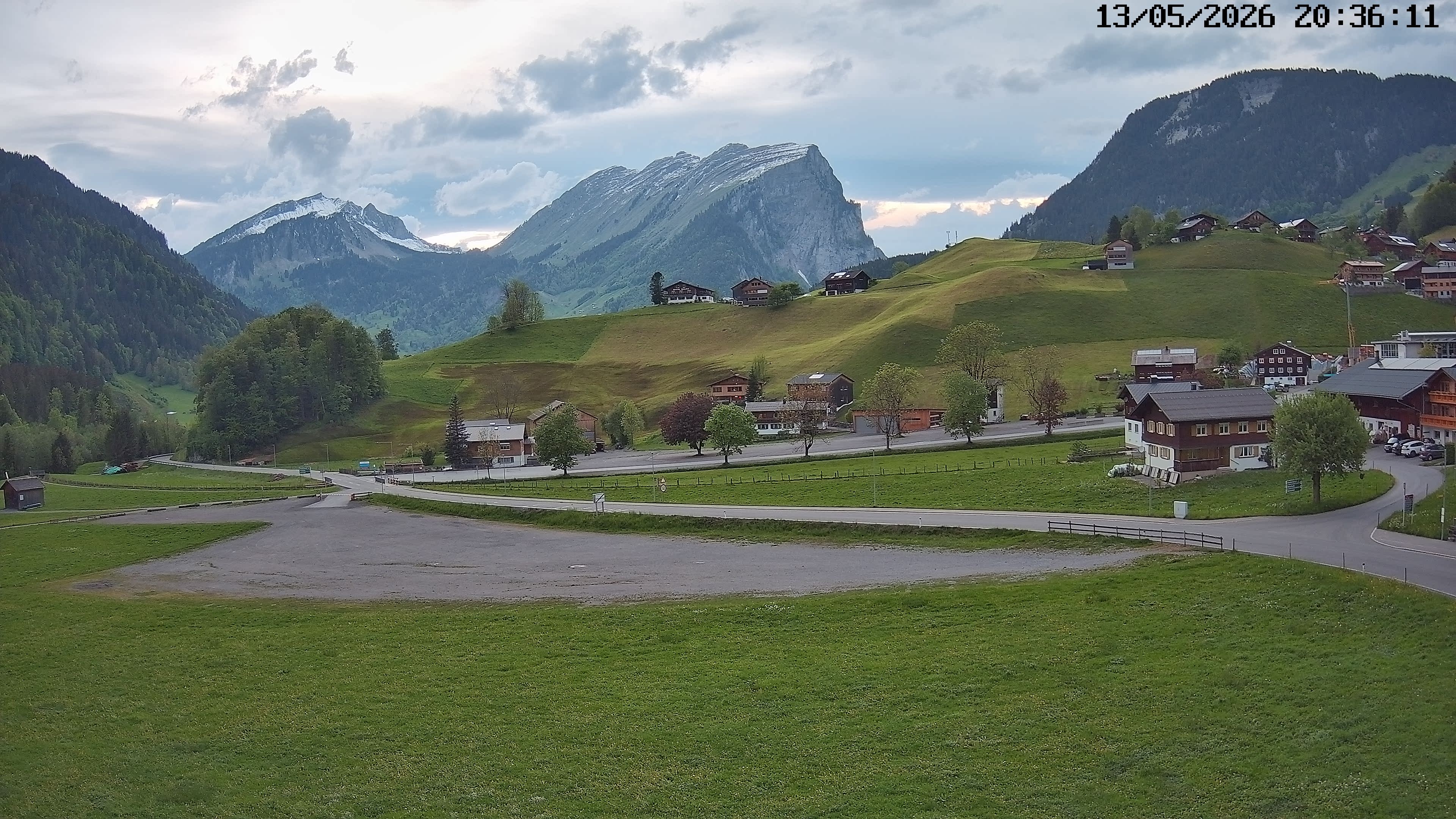 Archiv Foto Webcam Schoppernau: Ausblick Hotel Elisabeth