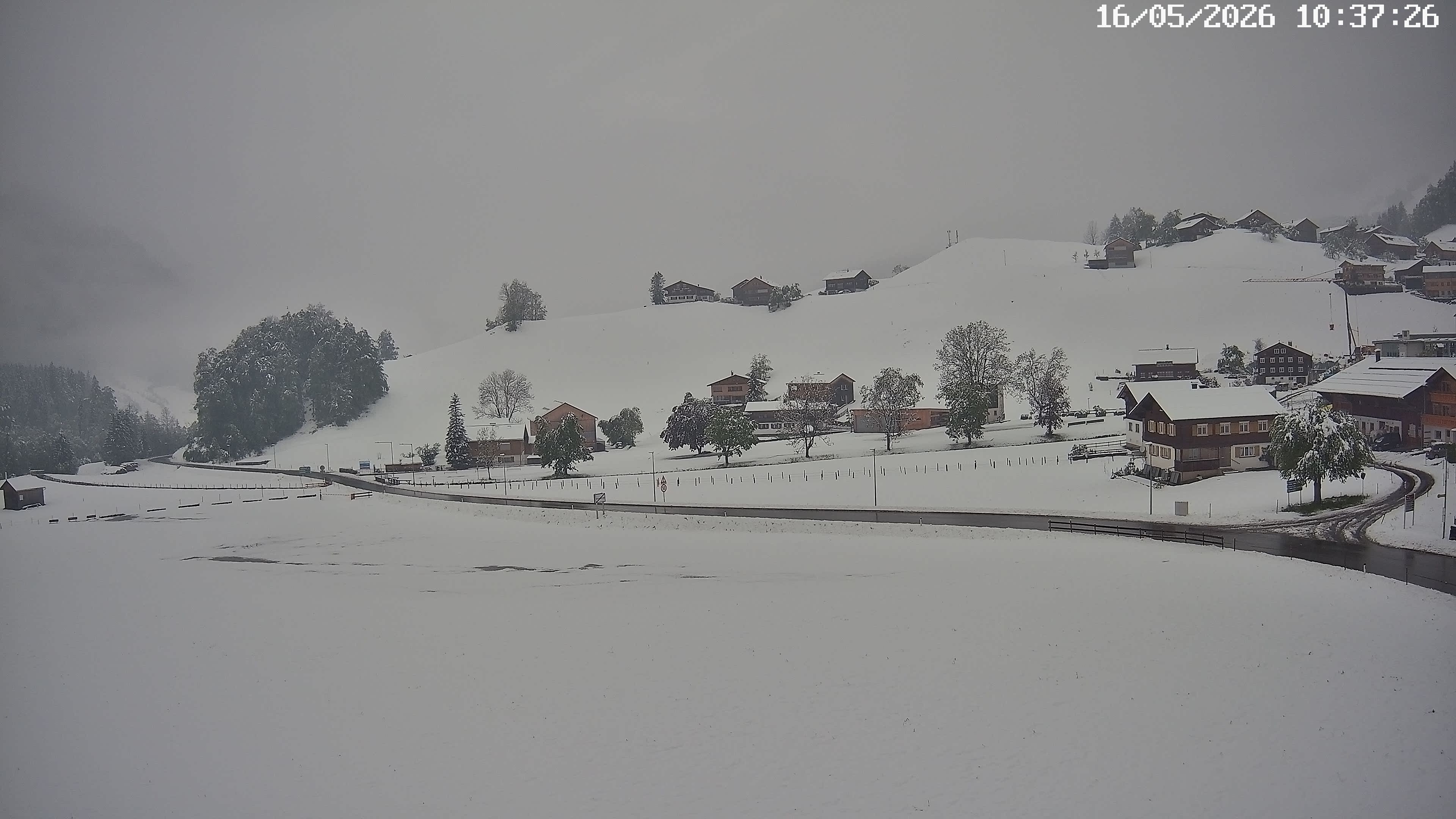 Archiv Foto Webcam Schoppernau: Ausblick Hotel Elisabeth