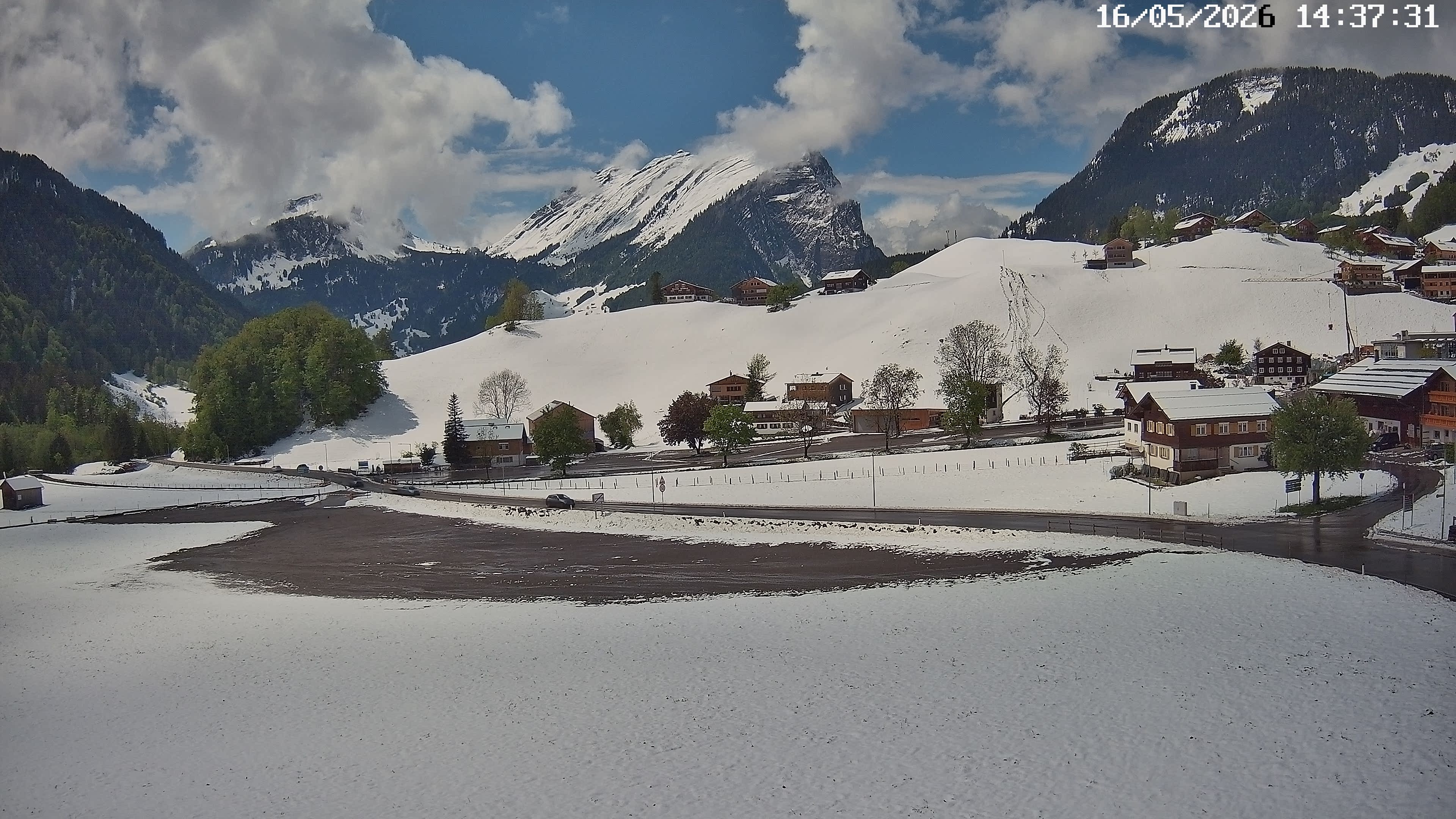 Archiv Foto Webcam Schoppernau: Ausblick Hotel Elisabeth