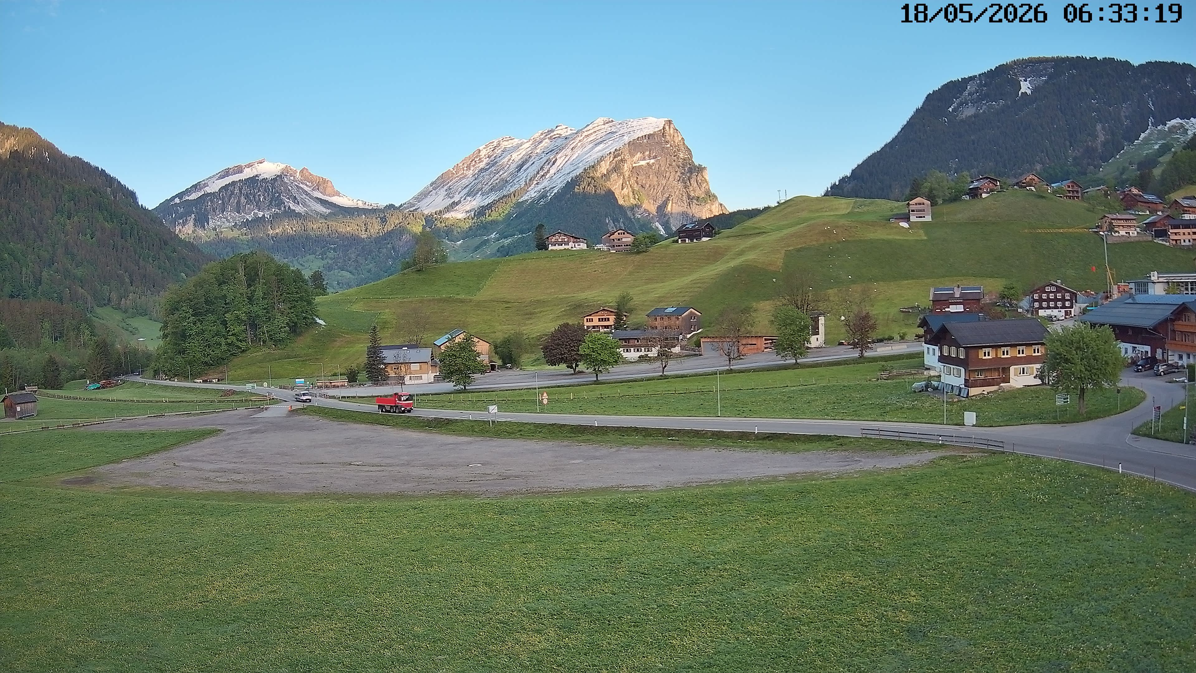 Archived image Webcam Schoppernau - Hotel Elisabeth