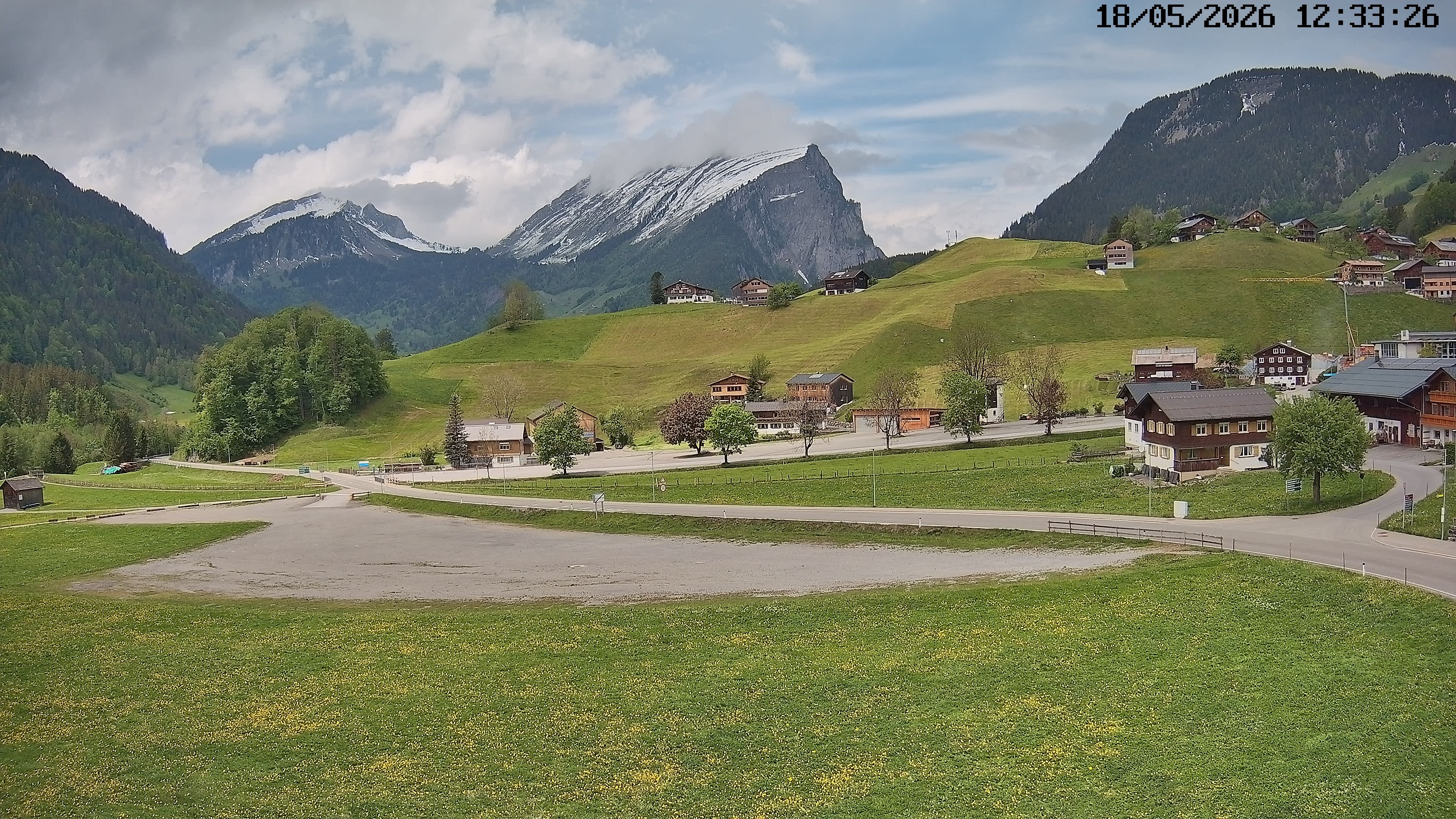 Archived image Webcam Schoppernau - Hotel Elisabeth