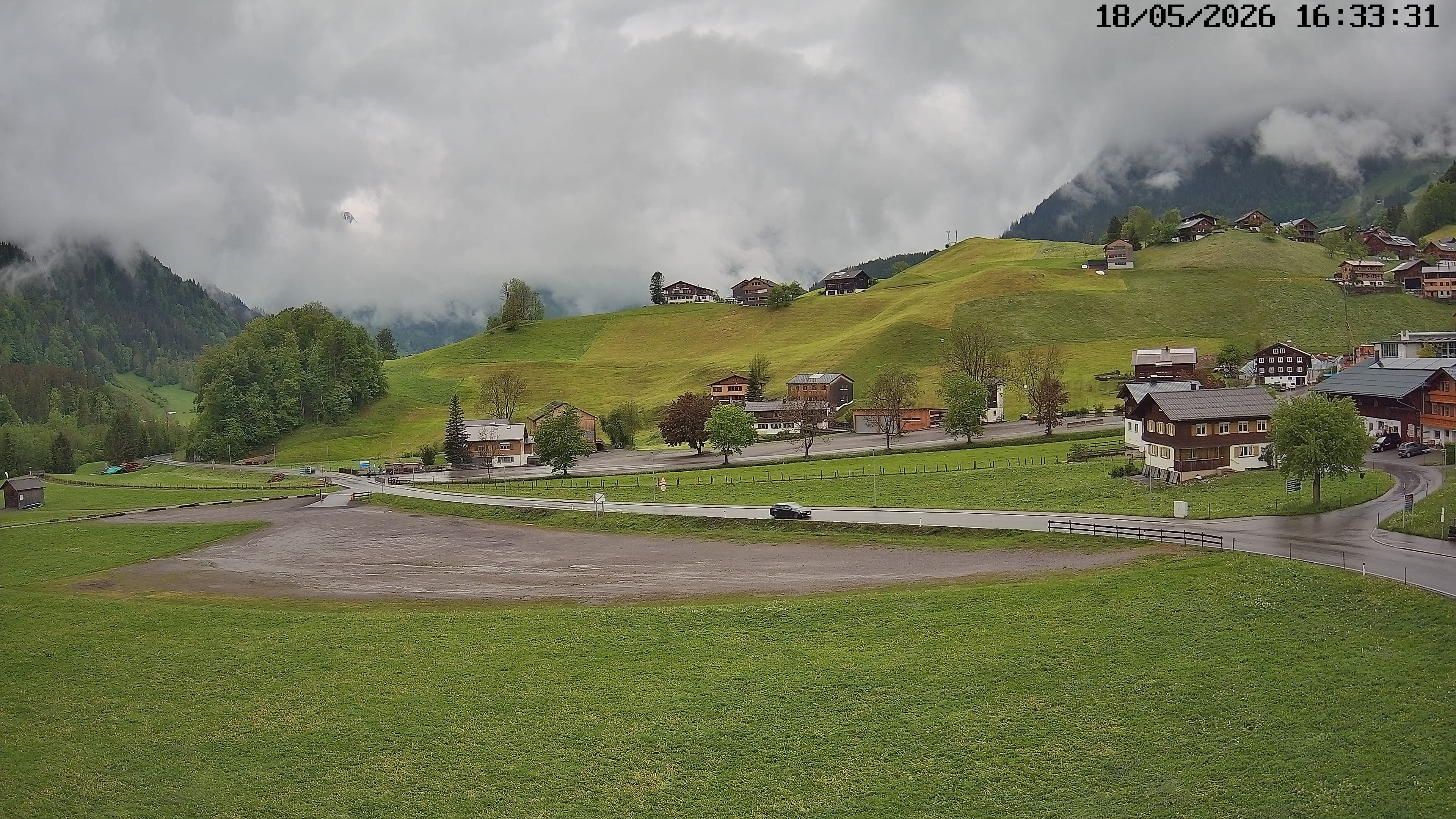 Archived image Webcam Schoppernau - Hotel Elisabeth