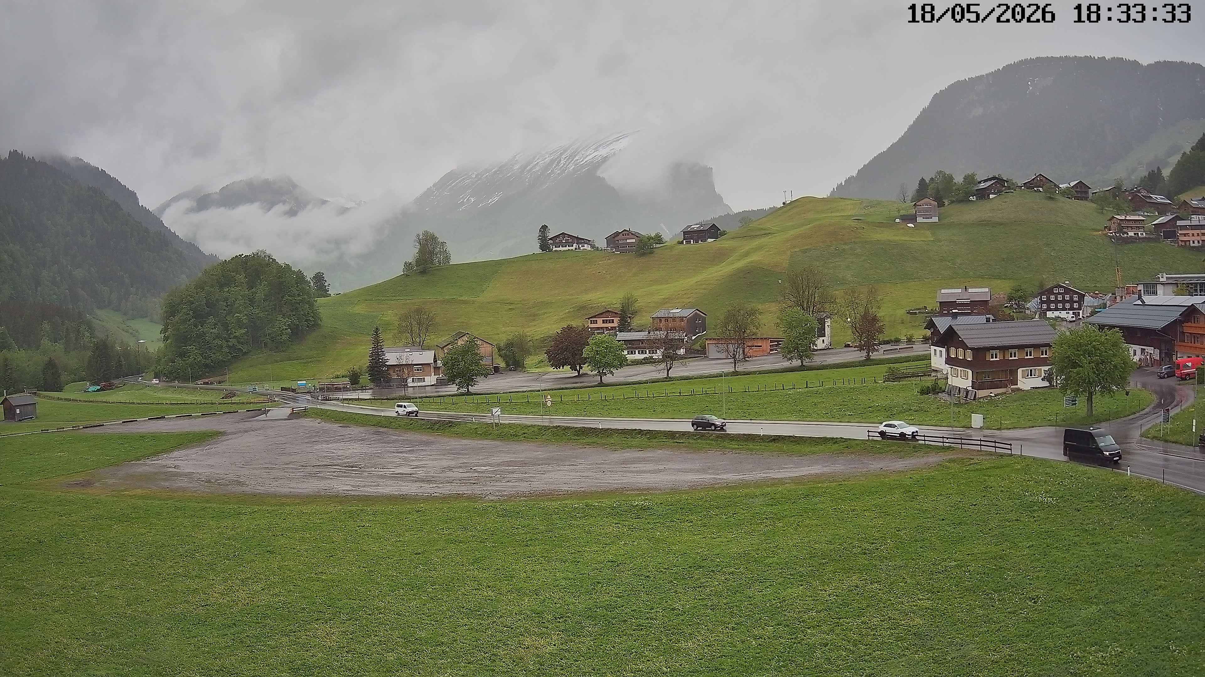 Archived image Webcam Schoppernau - Hotel Elisabeth