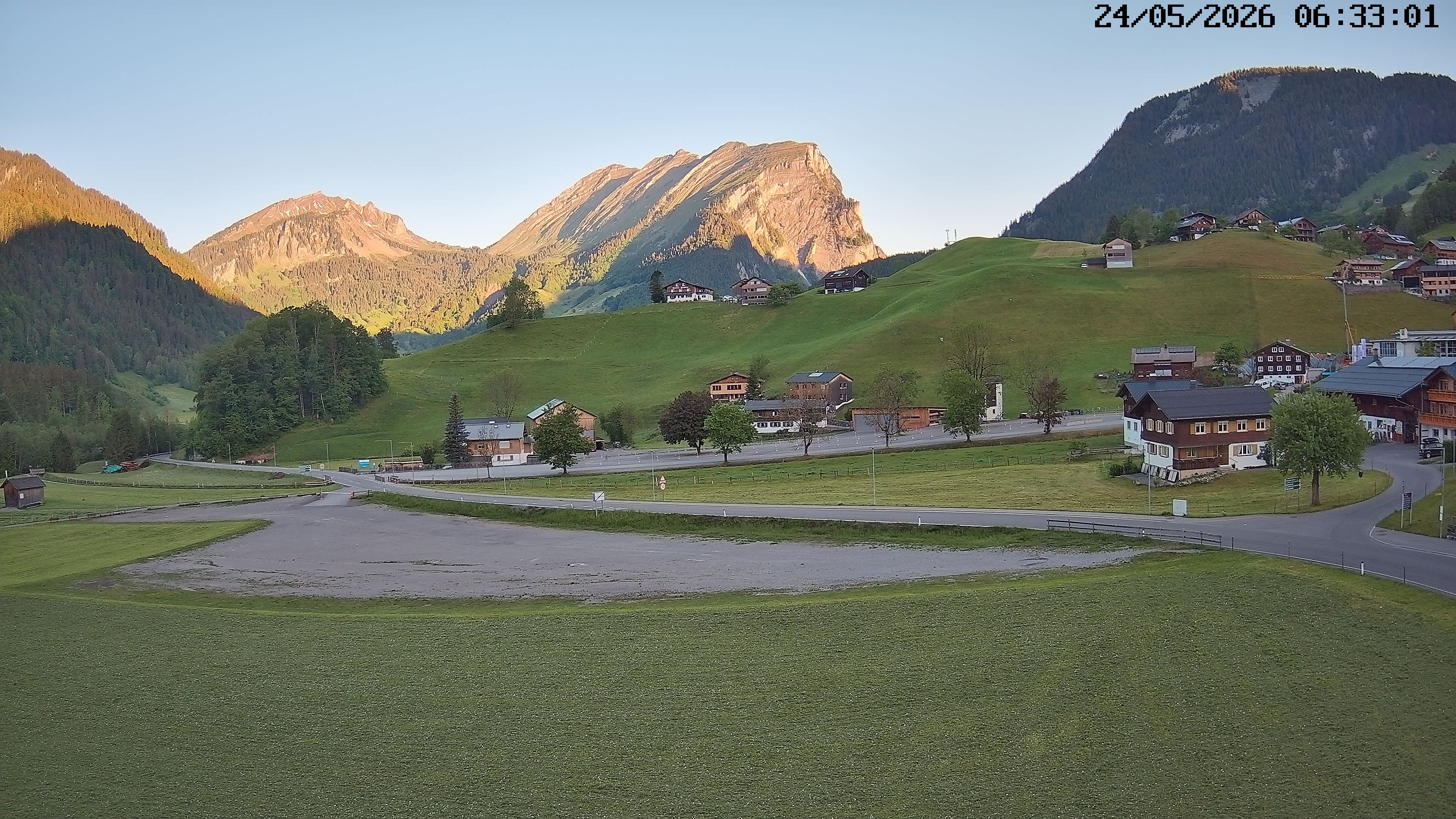 Archiv Foto Webcam Schoppernau: Ausblick Hotel Elisabeth