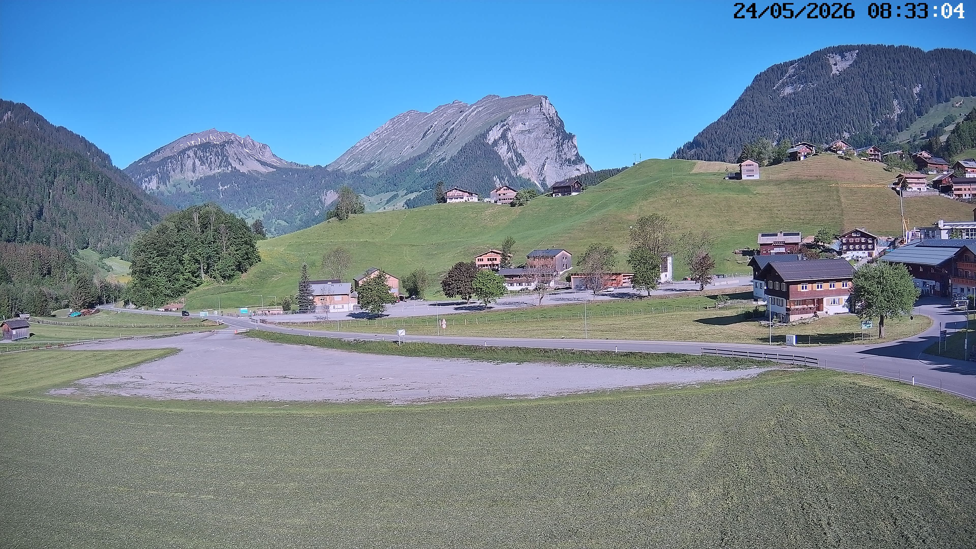 Archiv Foto Webcam Schoppernau: Ausblick Hotel Elisabeth
