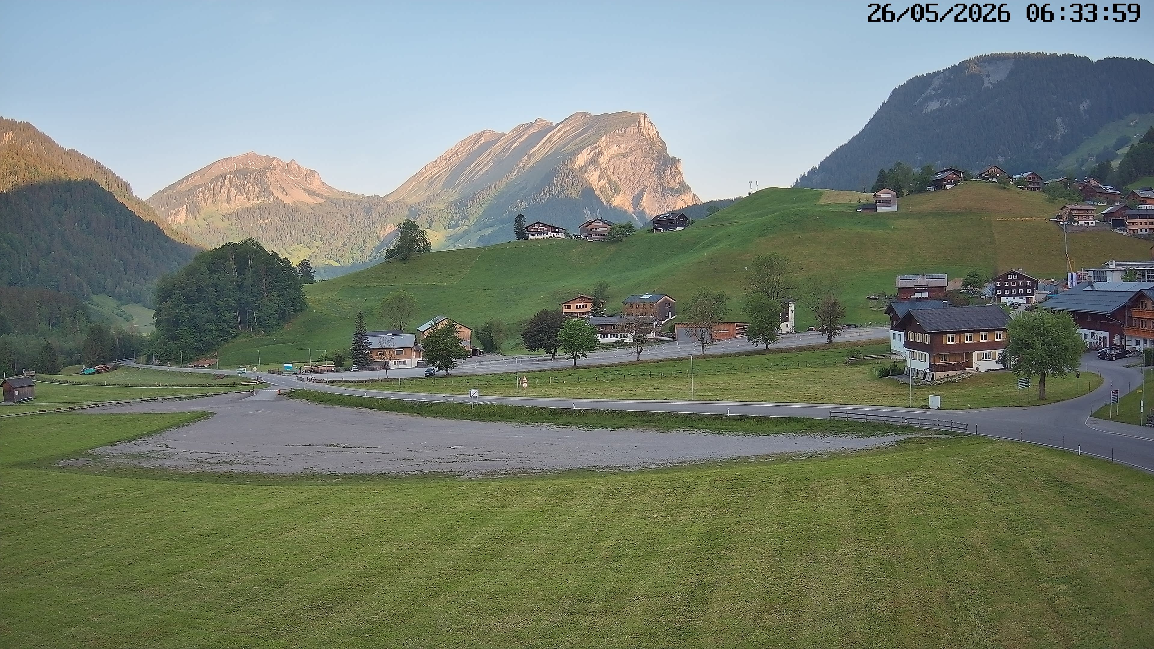Archiv Foto Webcam Schoppernau: Ausblick Hotel Elisabeth