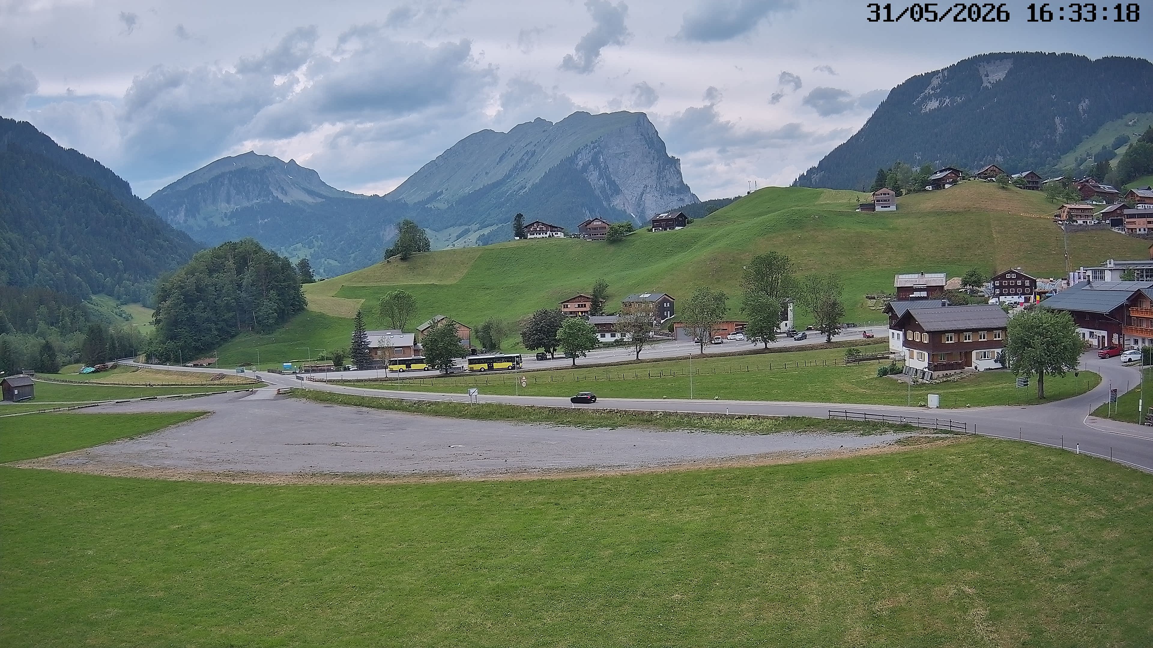 Archiv Foto Webcam Schoppernau: Ausblick Hotel Elisabeth