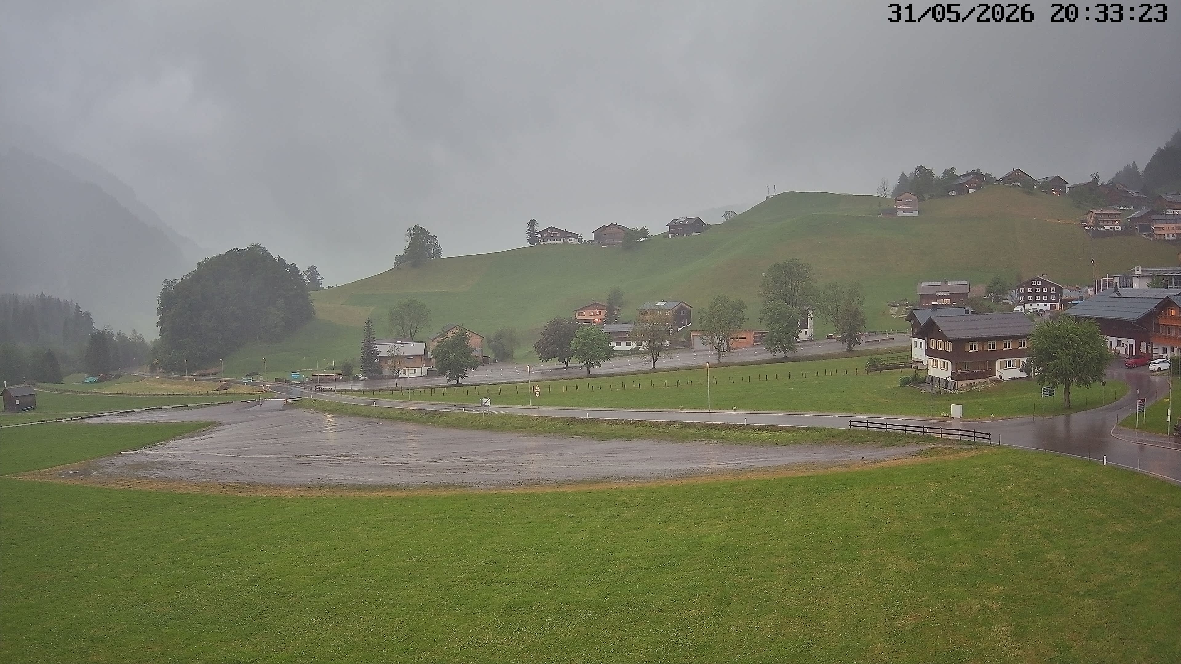 Archiv Foto Webcam Schoppernau: Ausblick Hotel Elisabeth