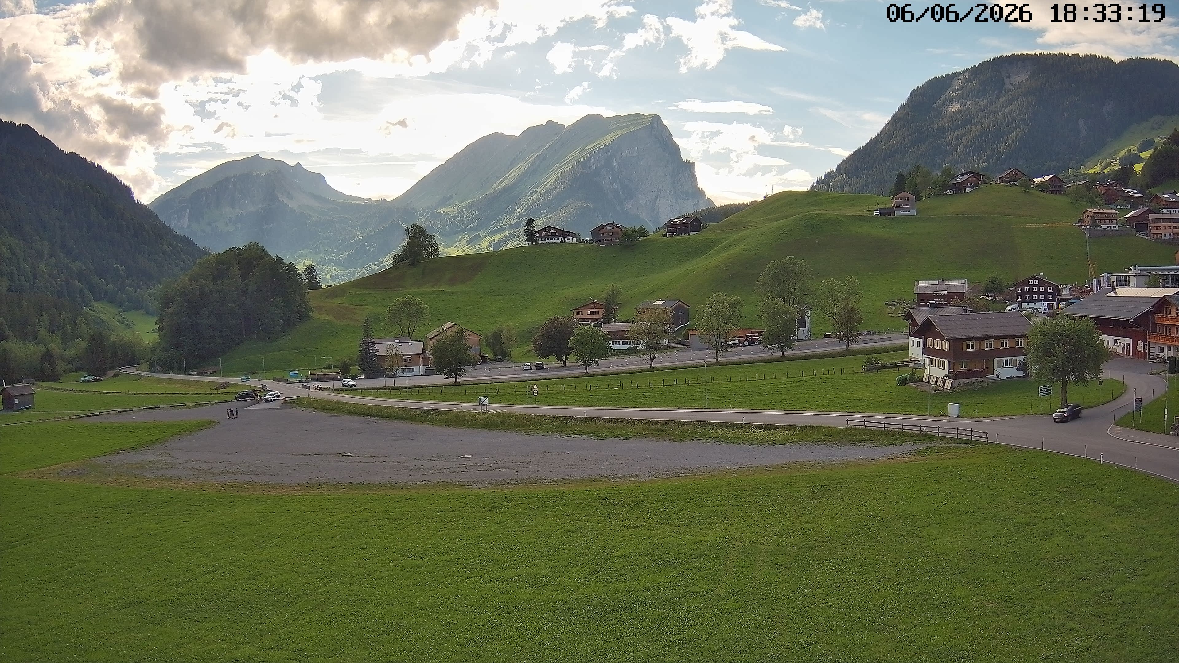 Archiv Foto Webcam Schoppernau: Ausblick Hotel Elisabeth