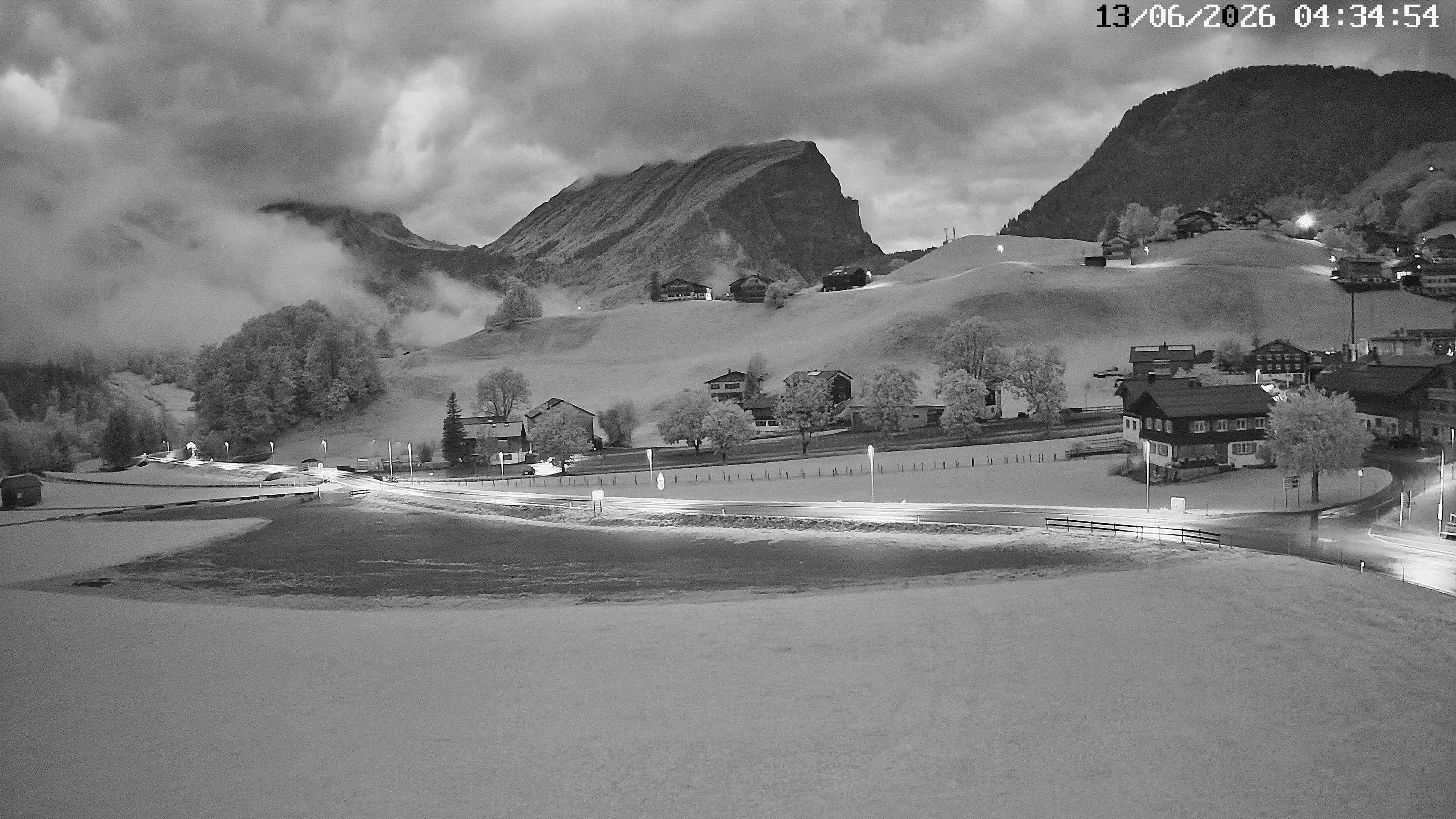 Archiv Foto Webcam Schoppernau: Ausblick Hotel Elisabeth