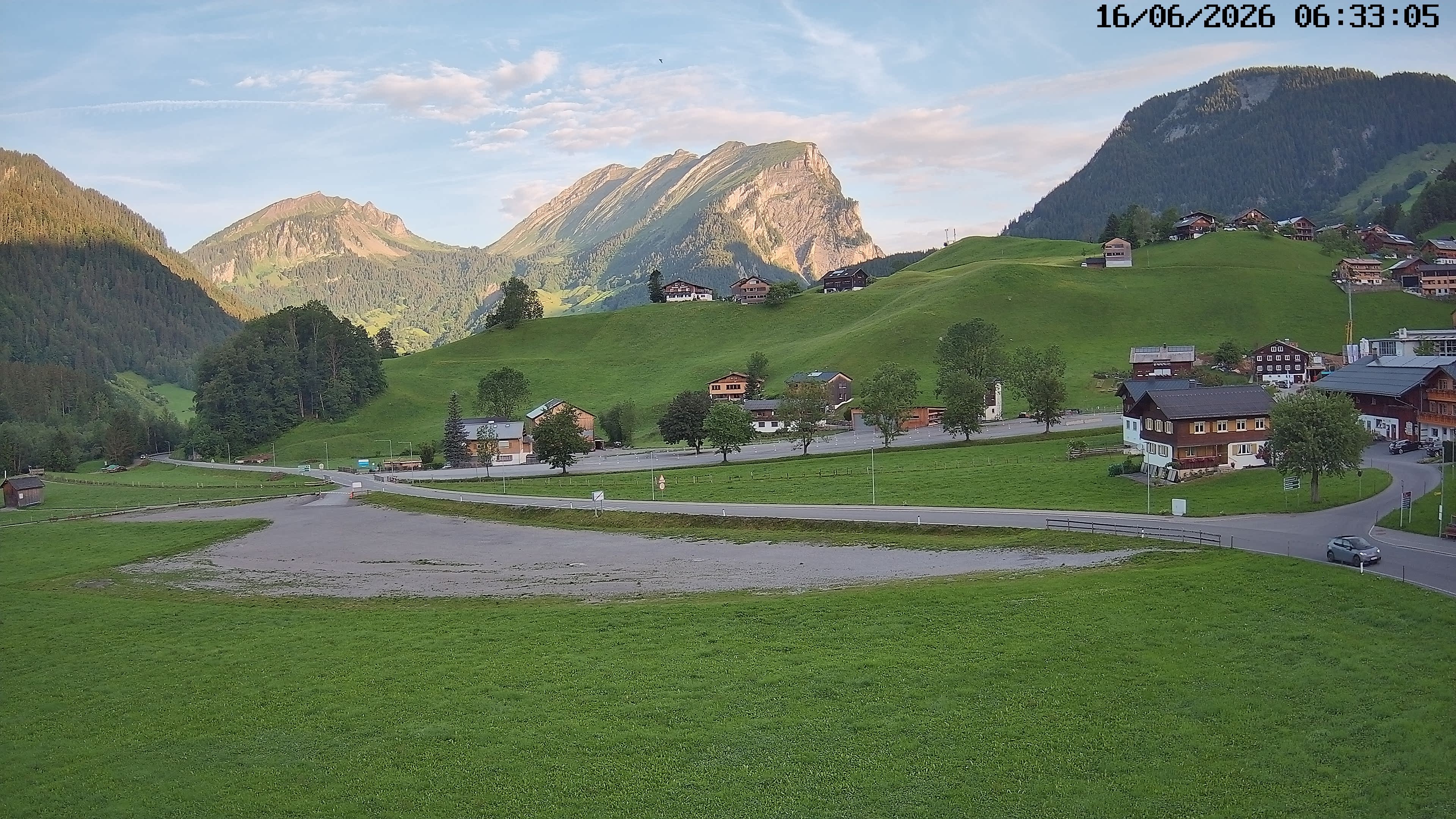 Archived image Webcam Schoppernau - Hotel Elisabeth