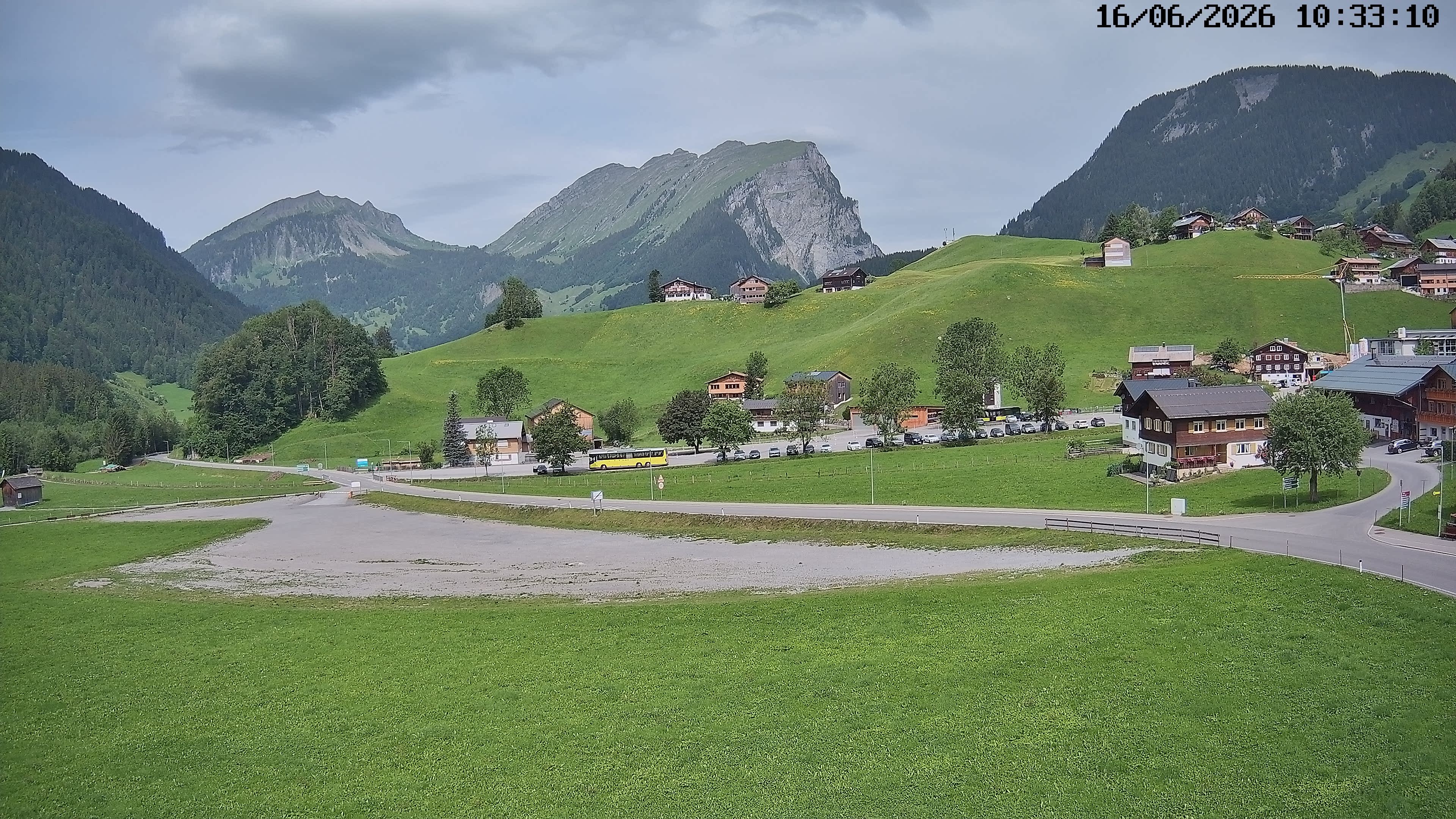 Archiv Foto Webcam Schoppernau: Ausblick Hotel Elisabeth