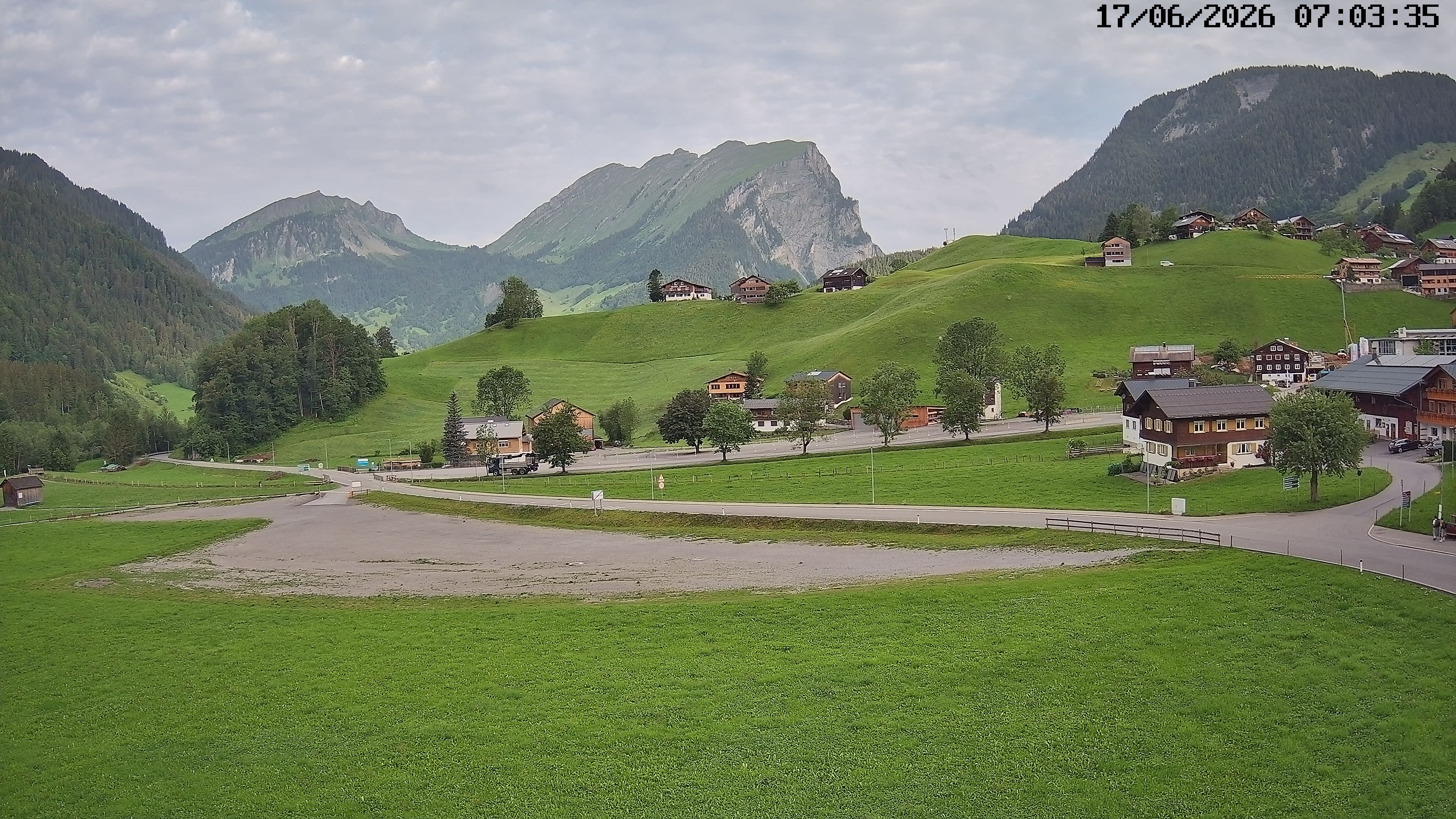 Archived image Webcam Schoppernau - Hotel Elisabeth