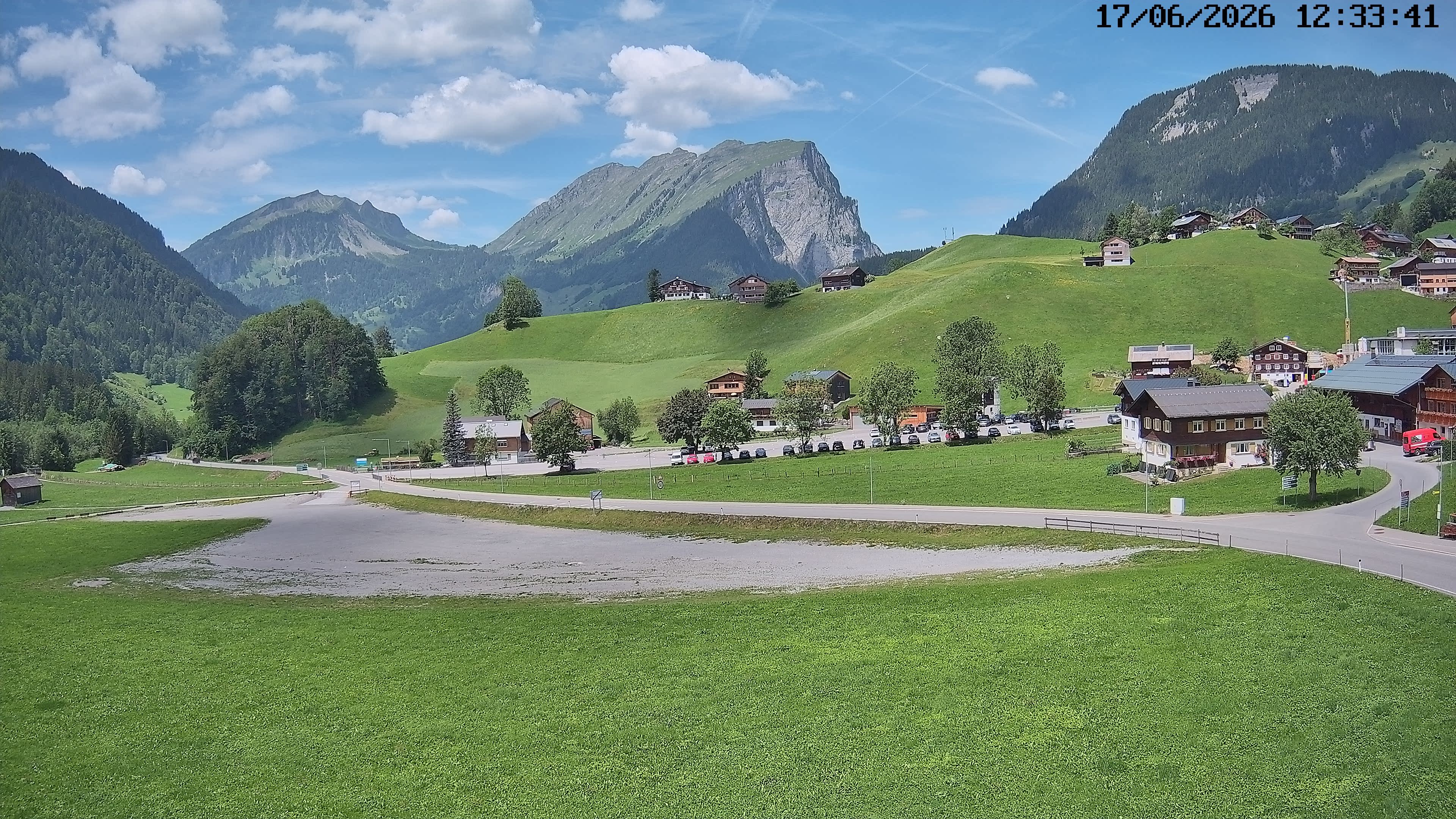 Archived image Webcam Schoppernau - Hotel Elisabeth