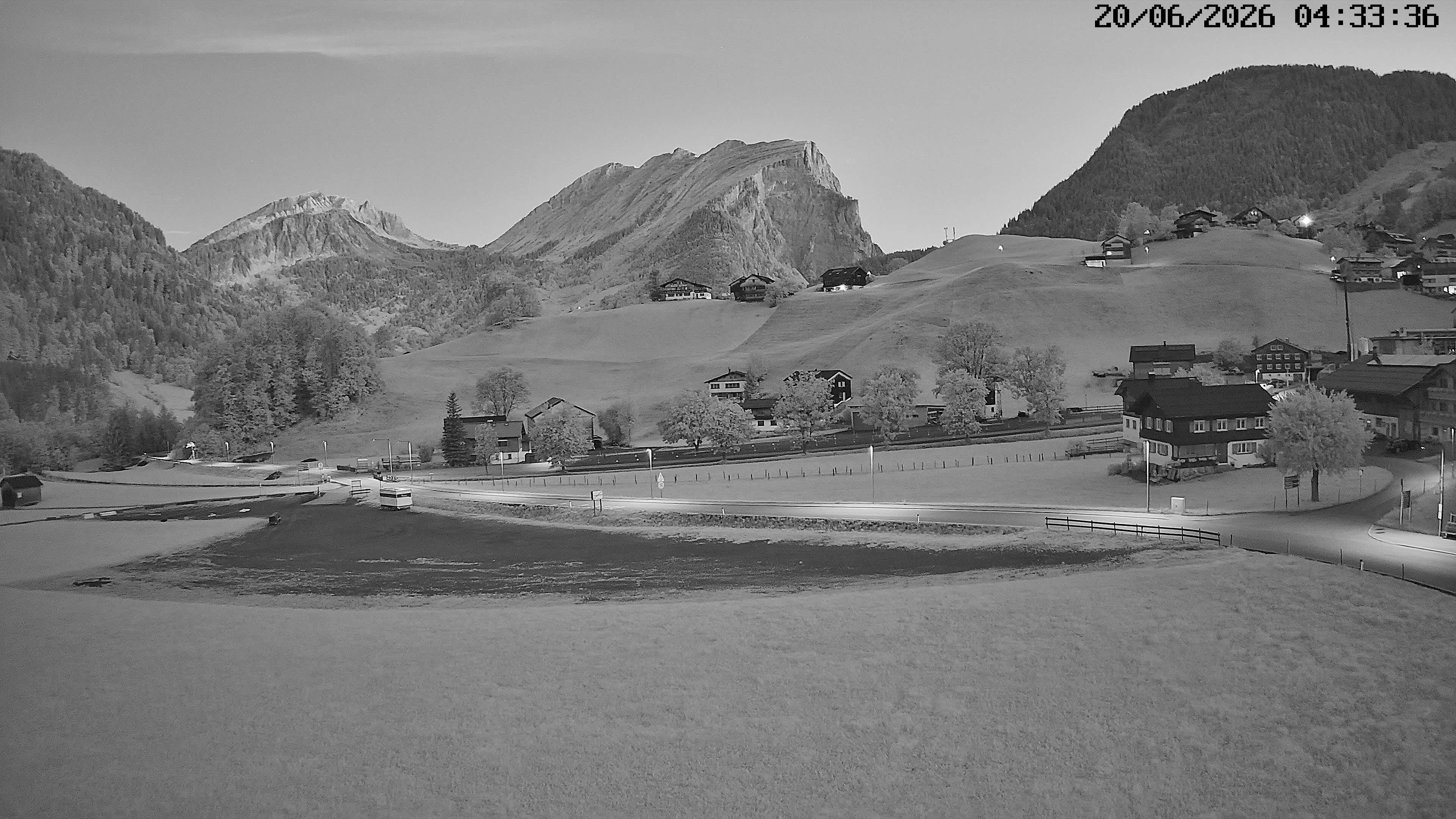 Archiv Foto Webcam Schoppernau: Ausblick Hotel Elisabeth