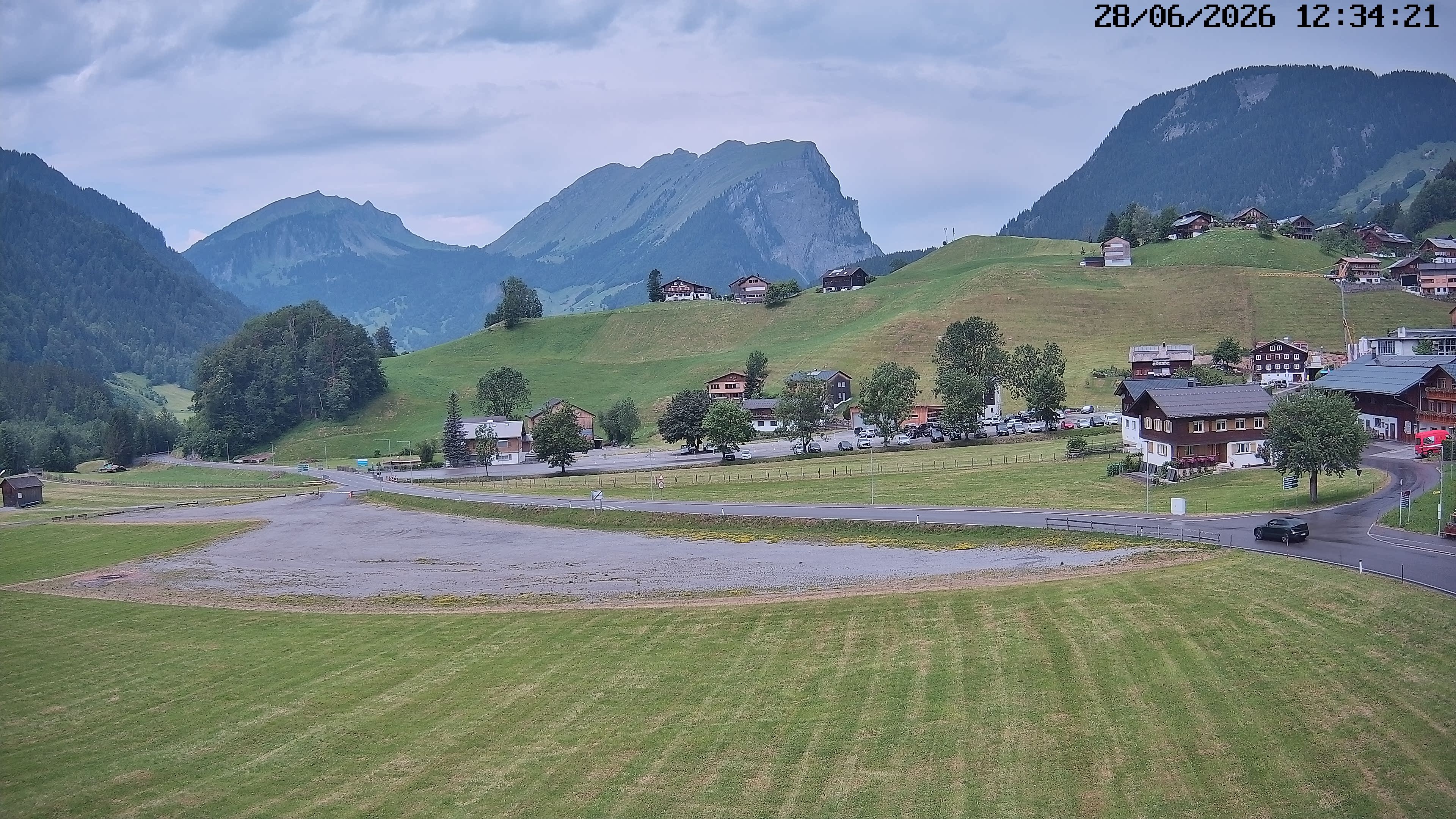 Archiv Foto Webcam Schoppernau: Ausblick Hotel Elisabeth