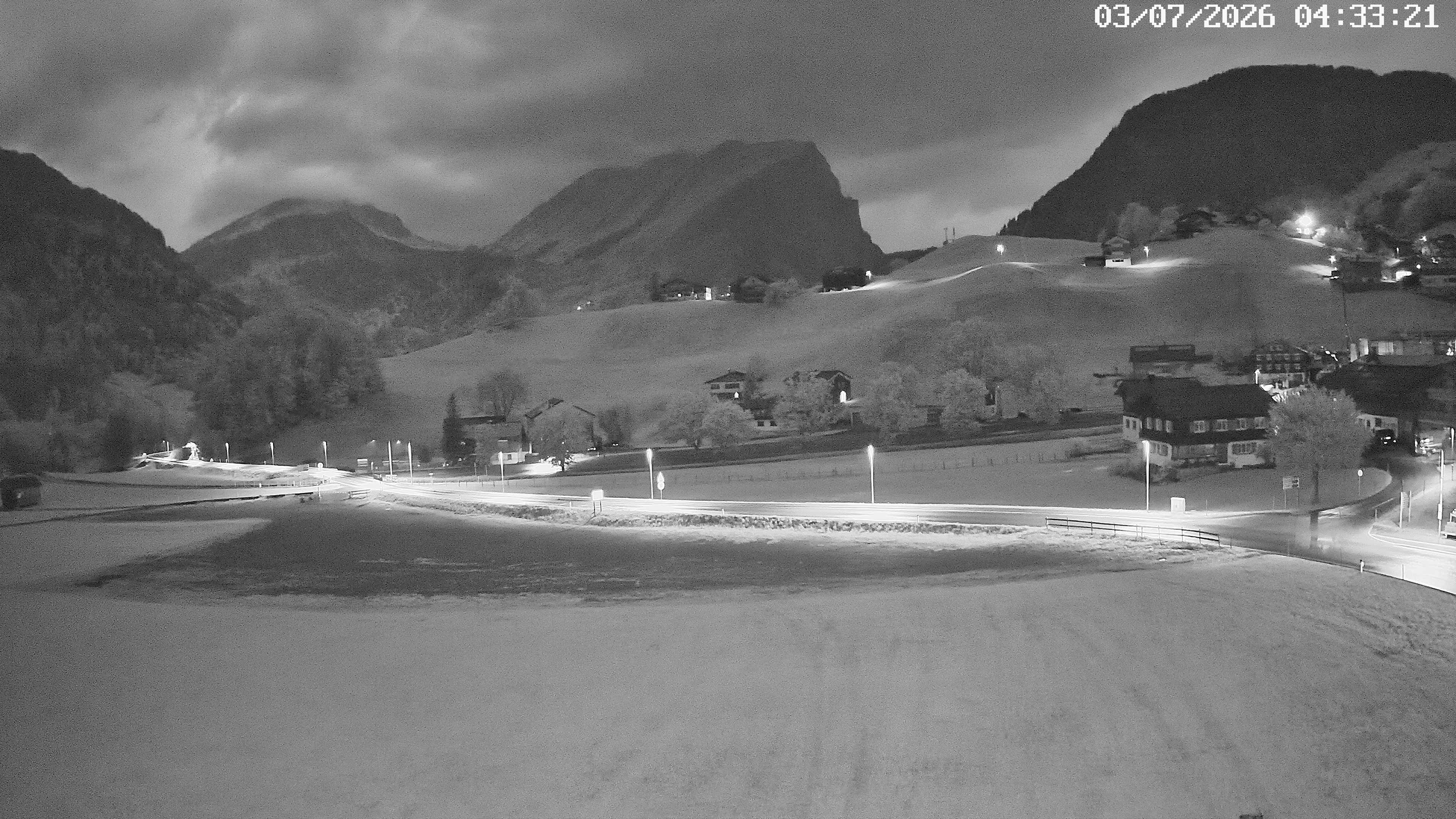 Archiv Foto Webcam Schoppernau: Ausblick Hotel Elisabeth