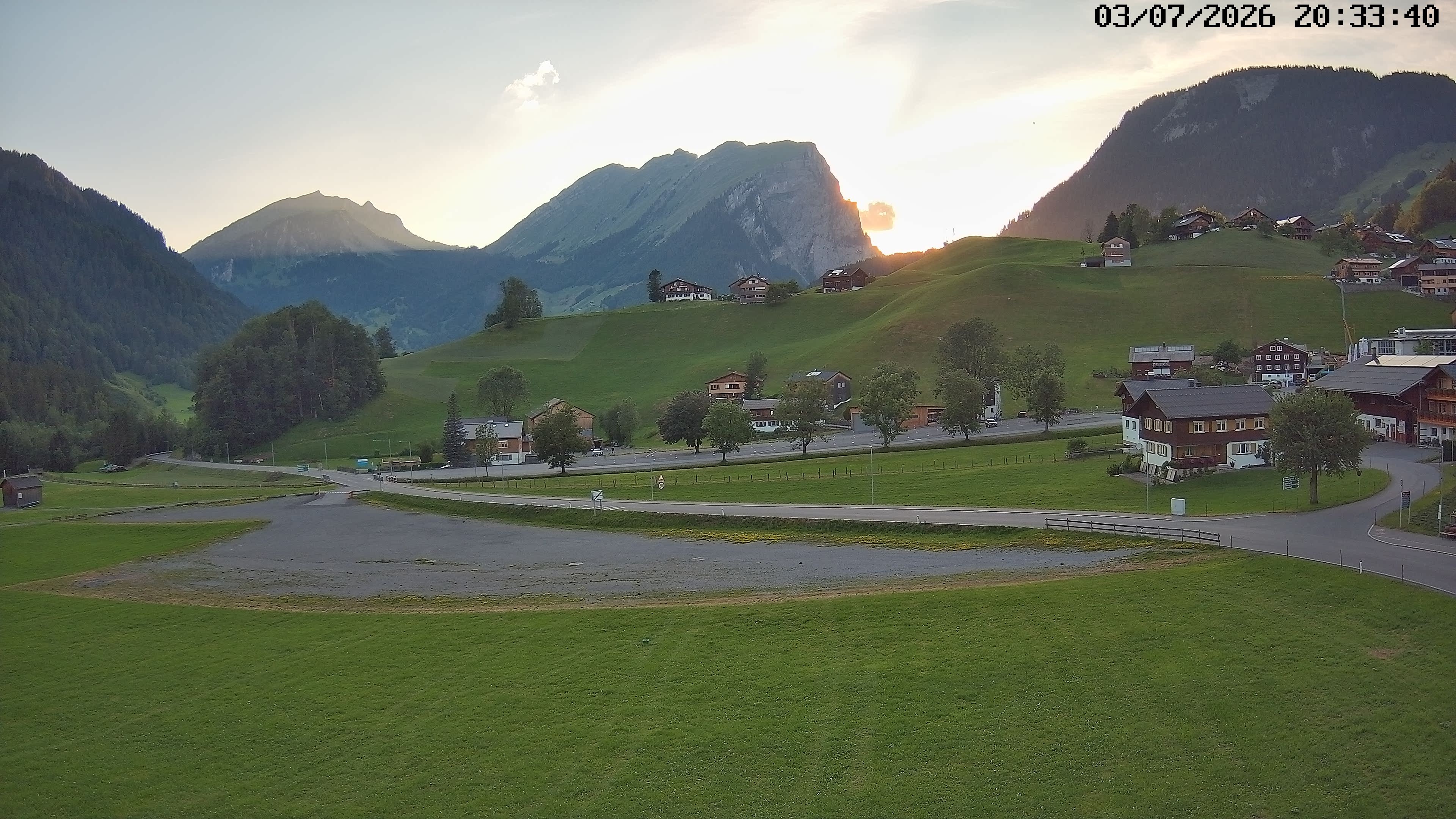 Archiv Foto Webcam Schoppernau: Ausblick Hotel Elisabeth