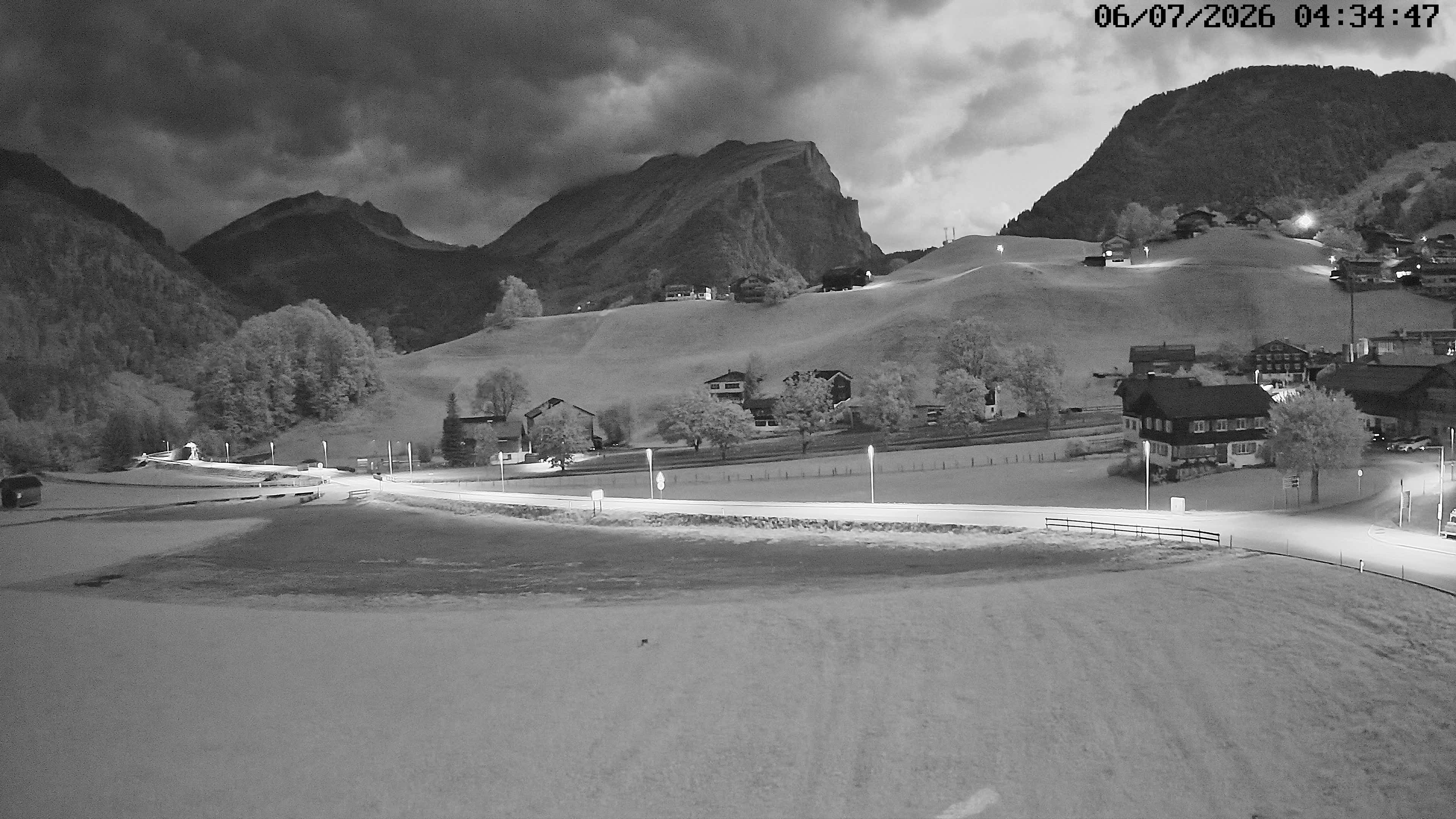 Archiv Foto Webcam Schoppernau: Ausblick Hotel Elisabeth