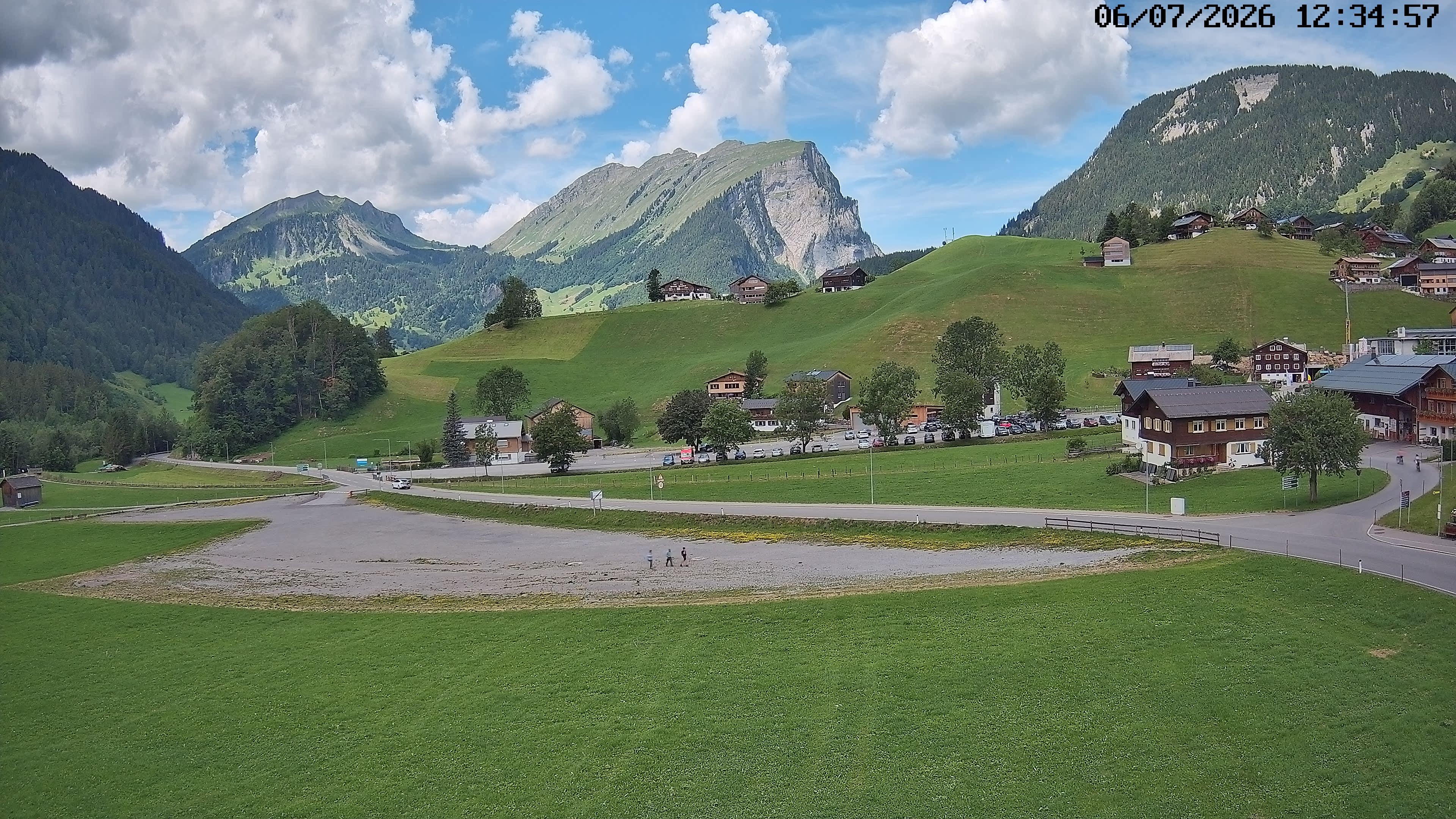 Archiv Foto Webcam Schoppernau: Ausblick Hotel Elisabeth