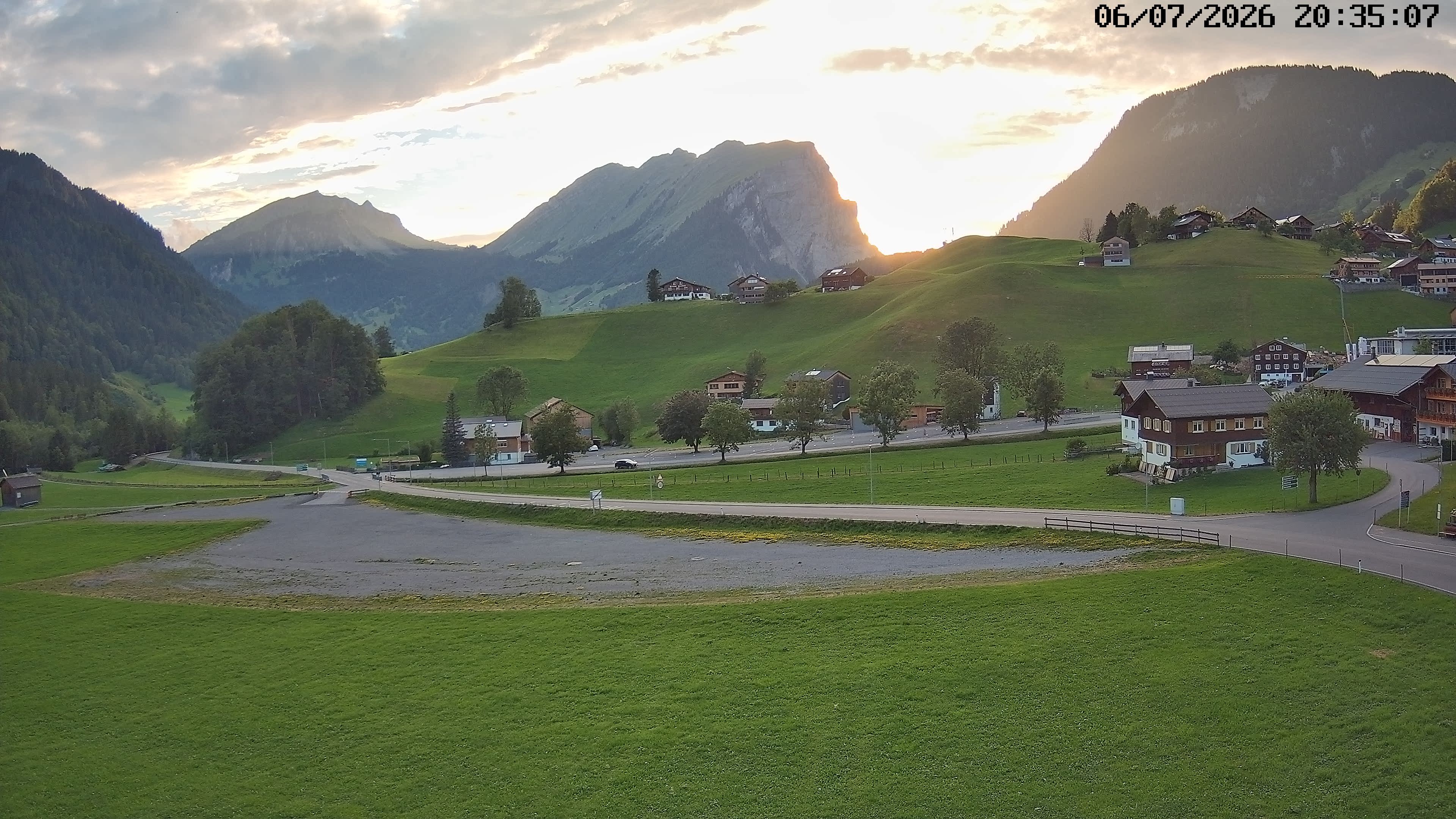 Archiv Foto Webcam Schoppernau: Ausblick Hotel Elisabeth
