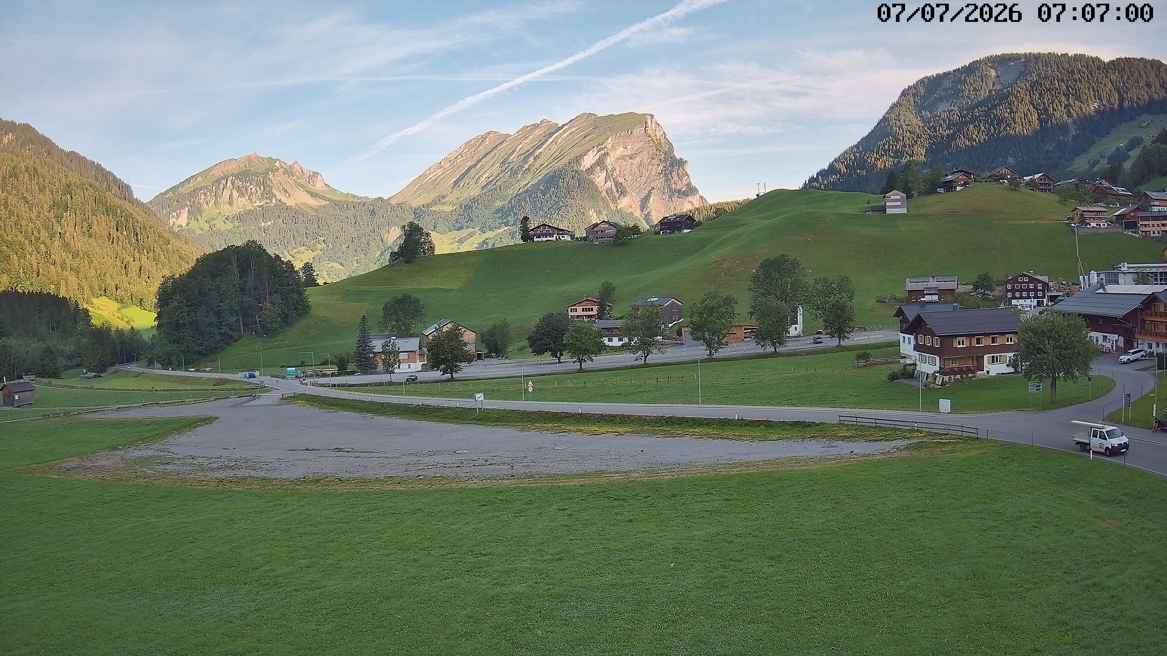 Archived image Webcam Schoppernau - Hotel Elisabeth