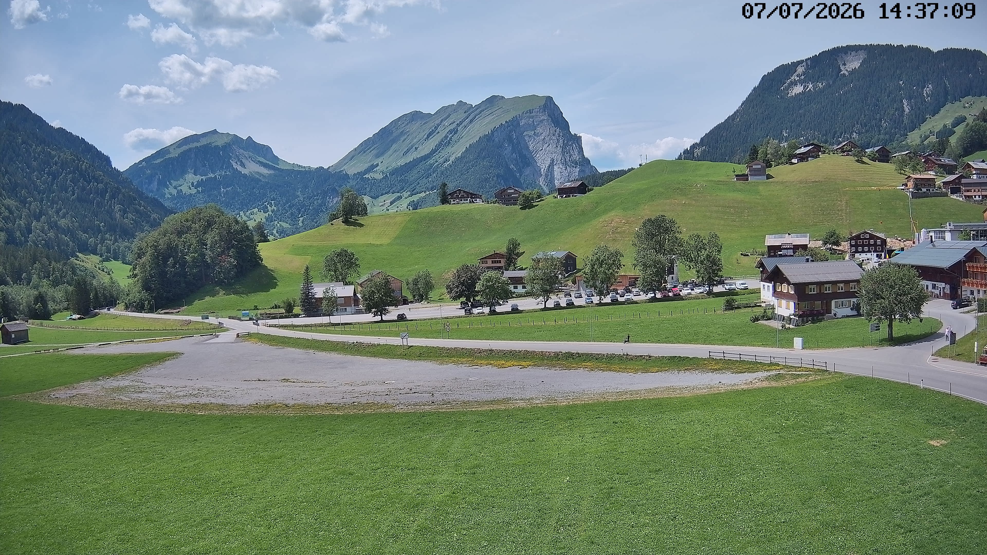 Archived image Webcam Schoppernau - Hotel Elisabeth