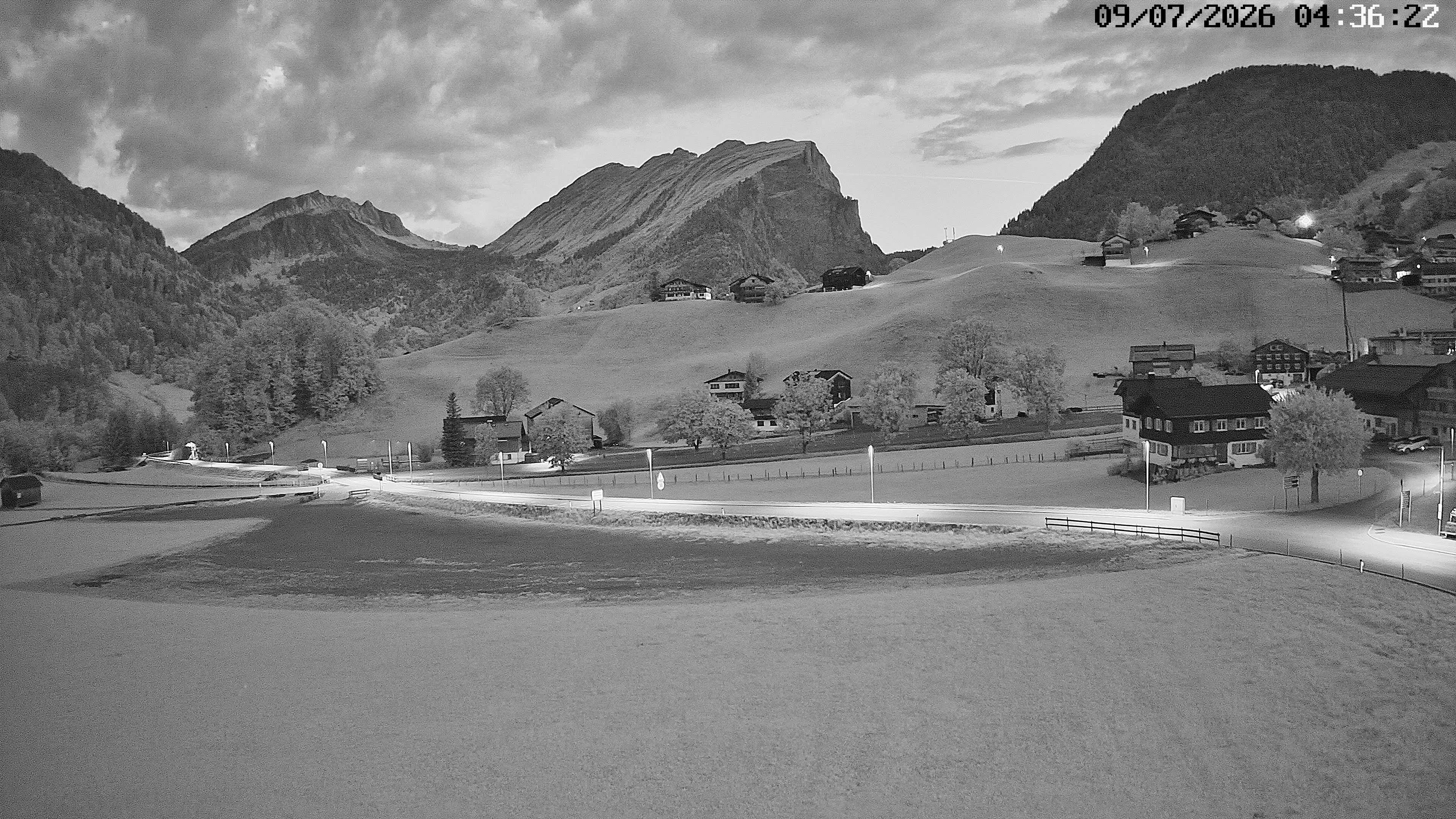Archiv Foto Webcam Schoppernau: Ausblick Hotel Elisabeth