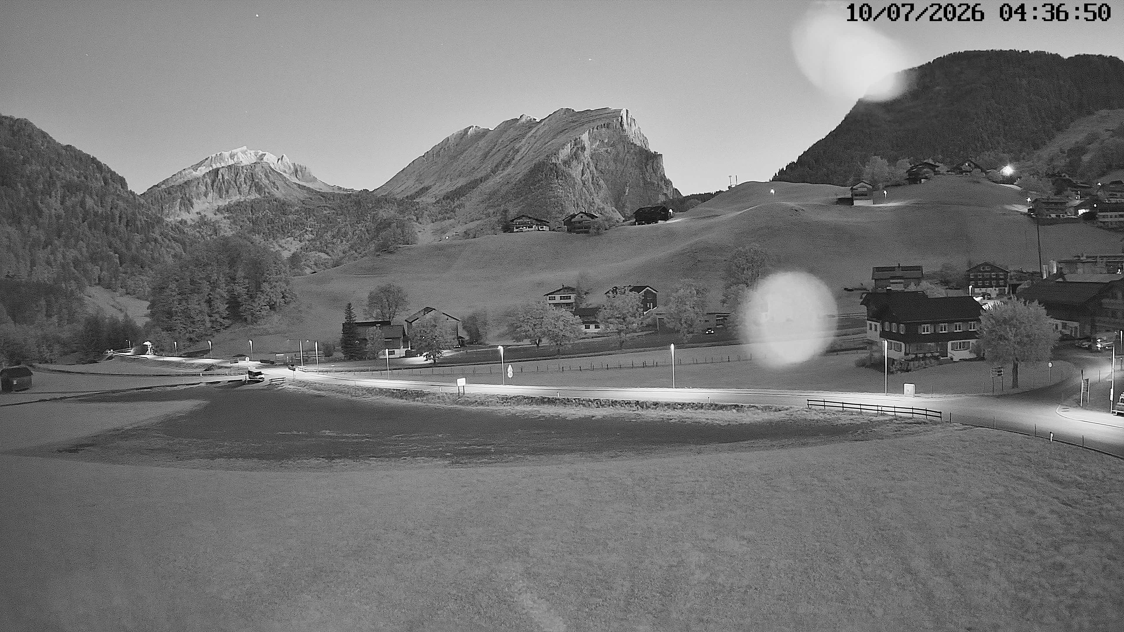 Archiv Foto Webcam Schoppernau: Ausblick Hotel Elisabeth