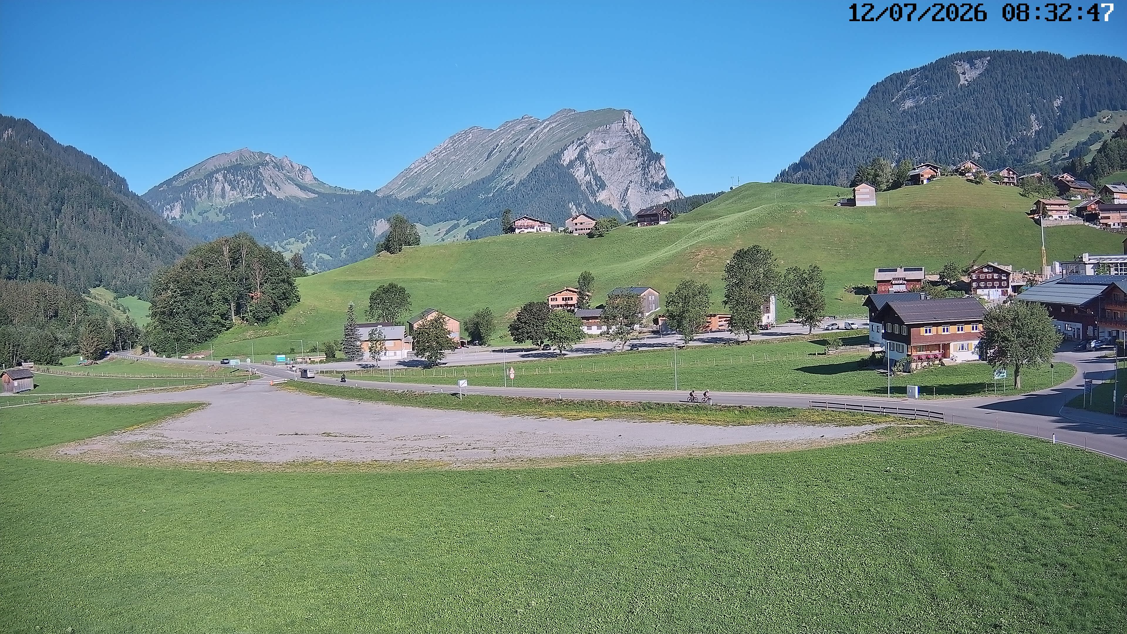 Archived image Webcam Schoppernau - Hotel Elisabeth