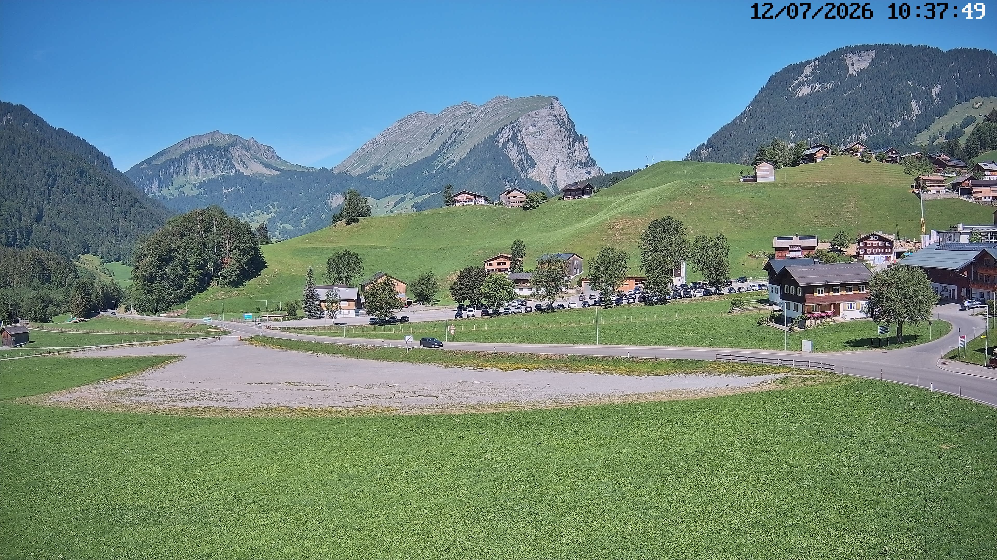 Archived image Webcam Schoppernau - Hotel Elisabeth