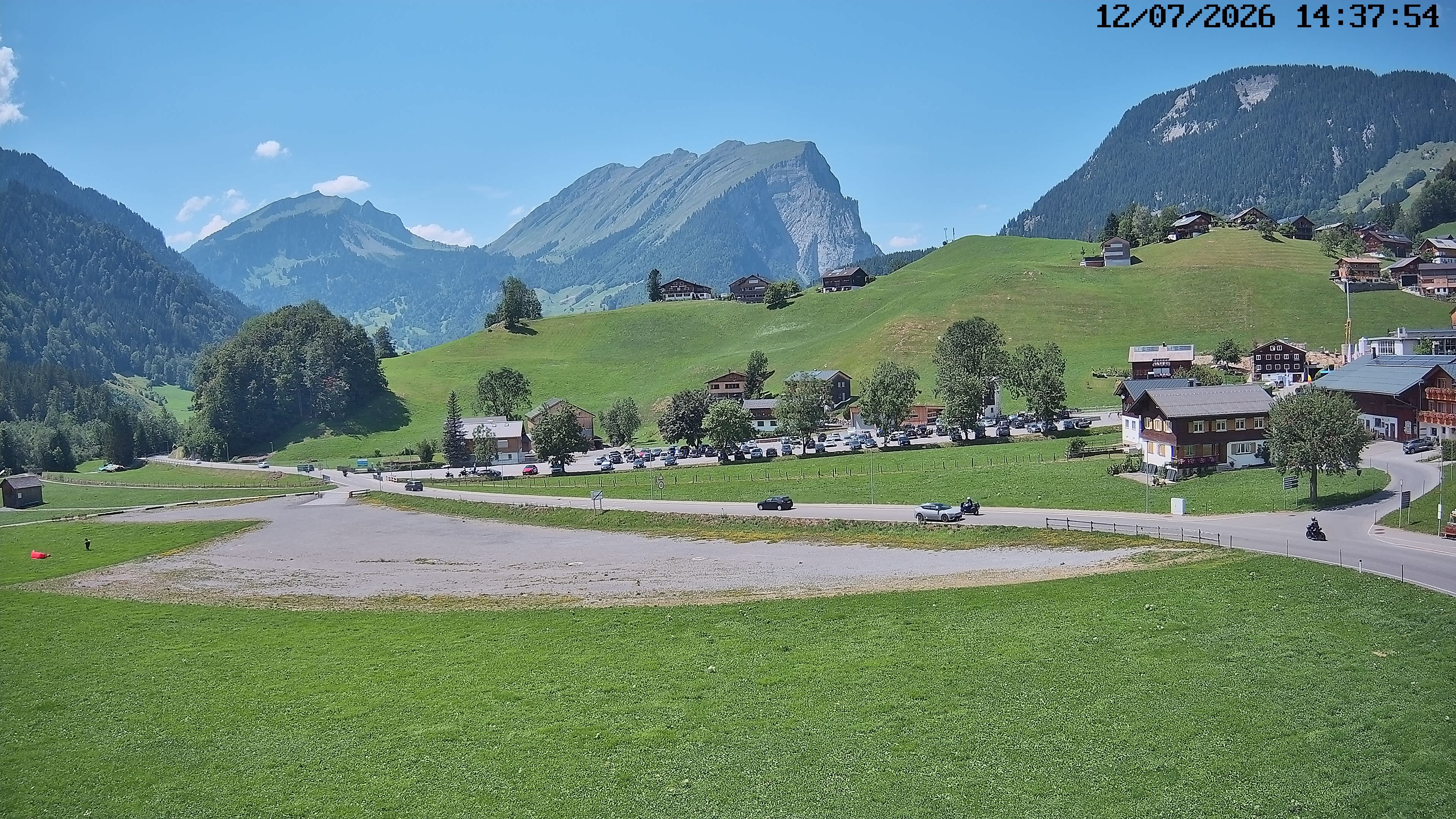 Archived image Webcam Schoppernau - Hotel Elisabeth