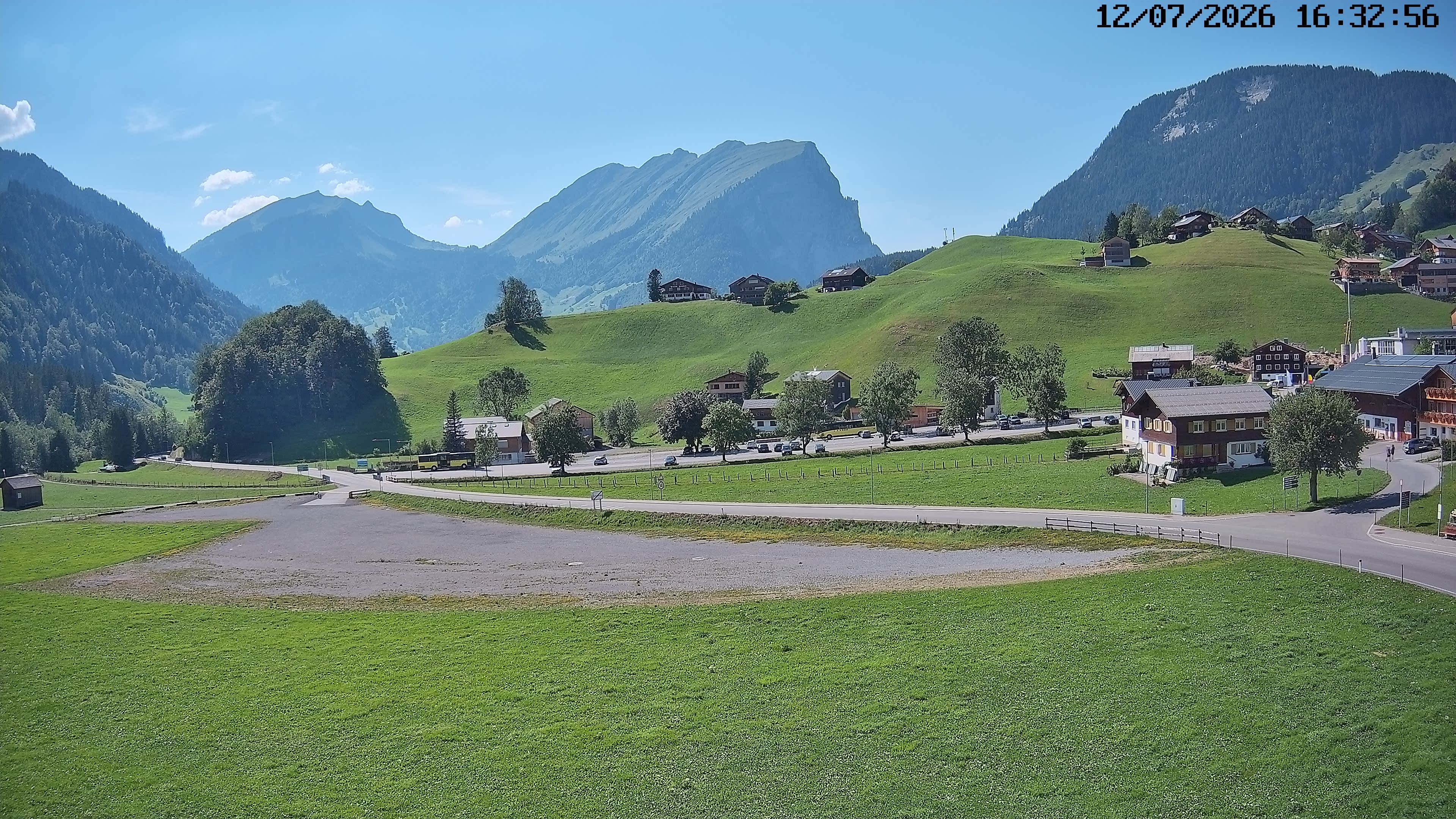 Archived image Webcam Schoppernau - Hotel Elisabeth
