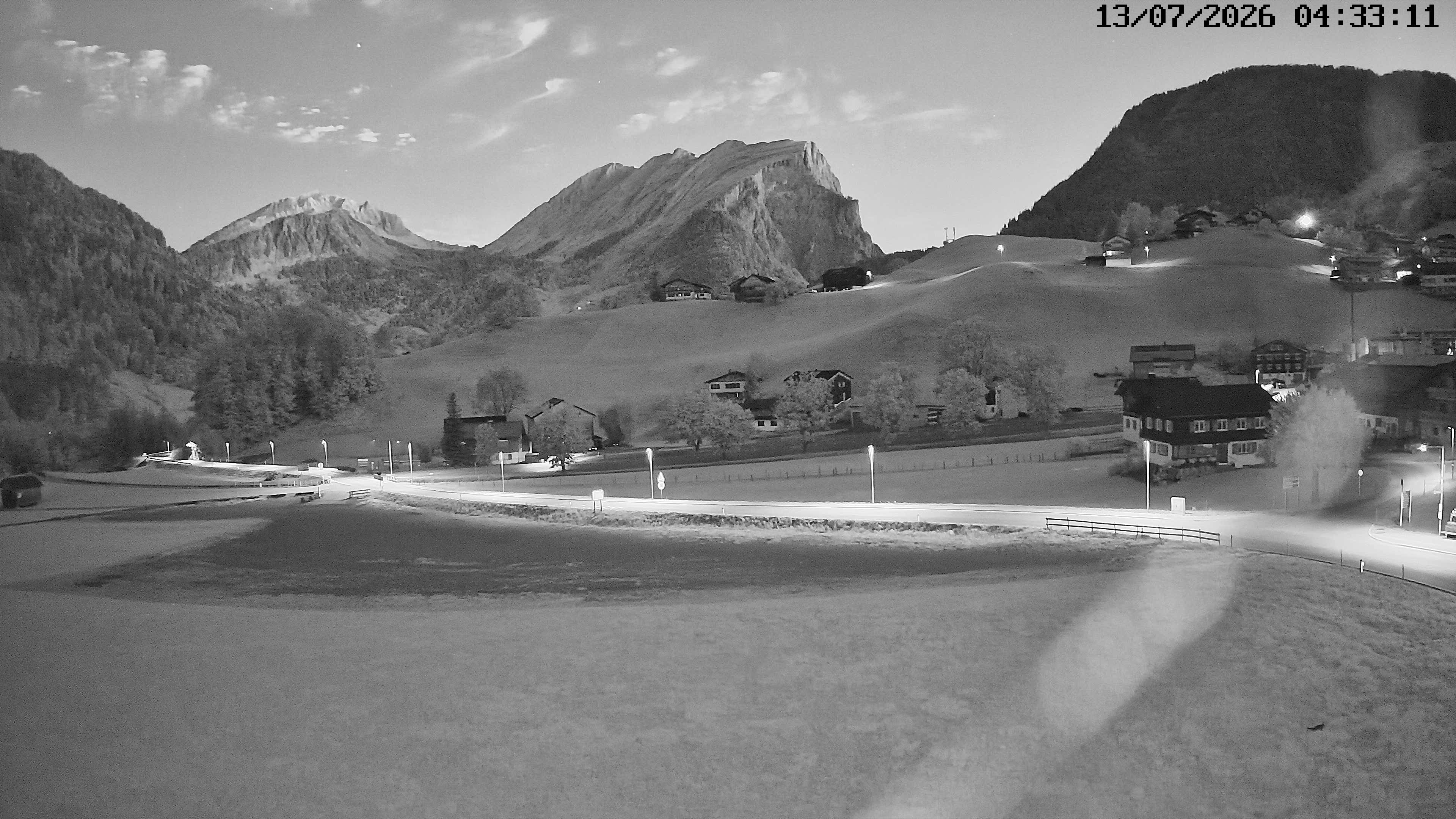 Archiv Foto Webcam Schoppernau: Ausblick Hotel Elisabeth
