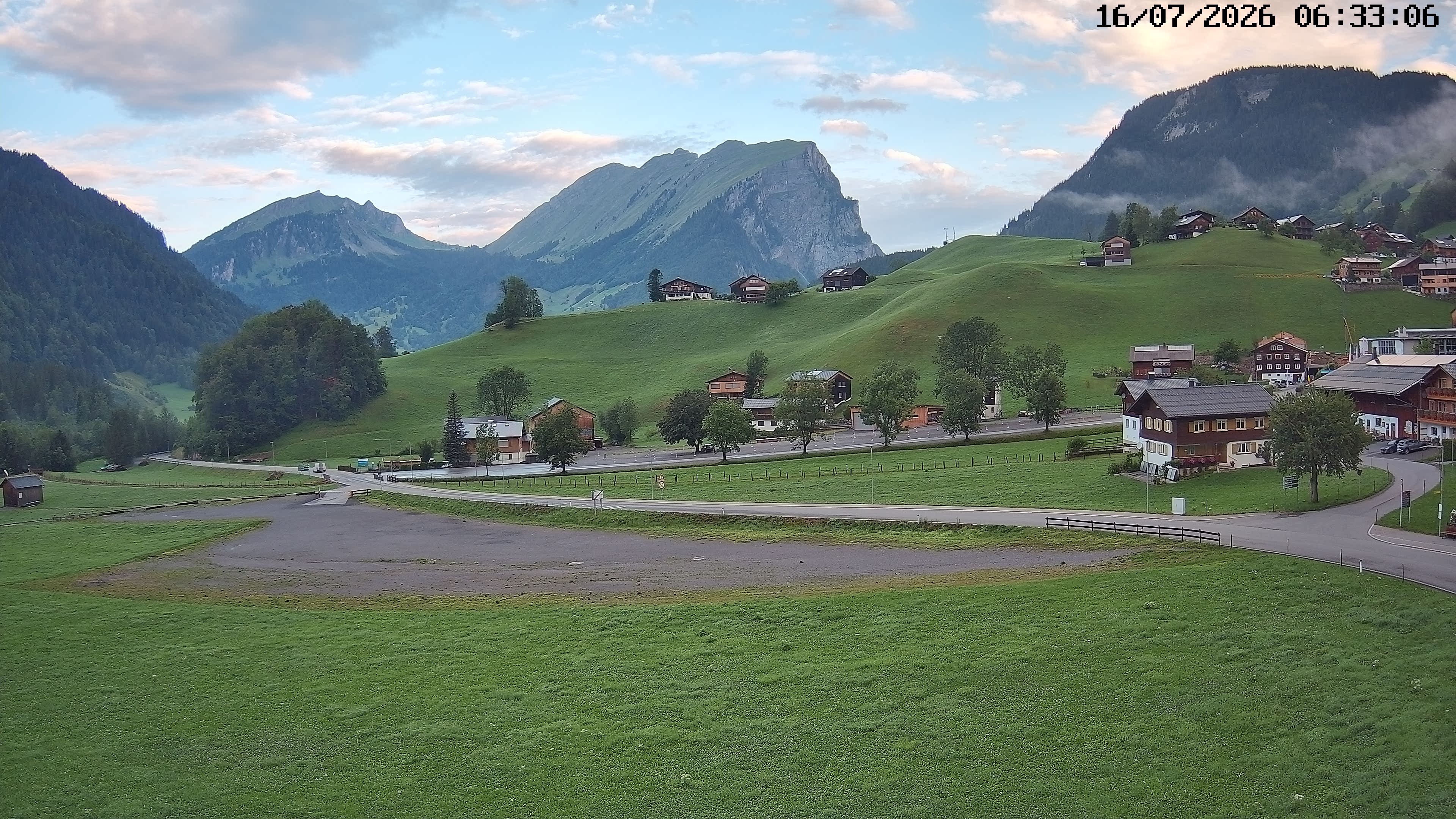 Archived image Webcam Schoppernau - Hotel Elisabeth
