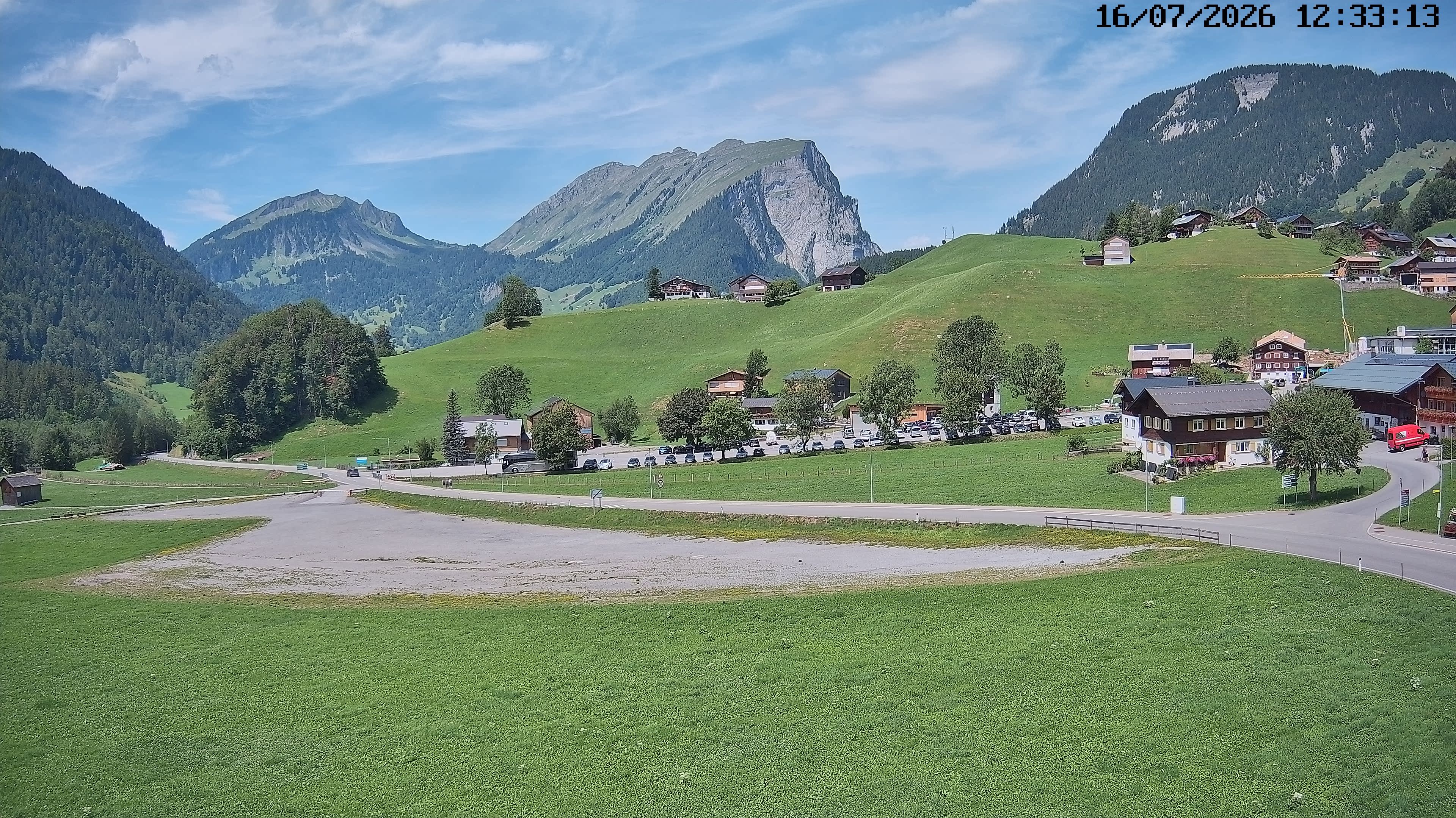 Archiv Foto Webcam Schoppernau: Ausblick Hotel Elisabeth