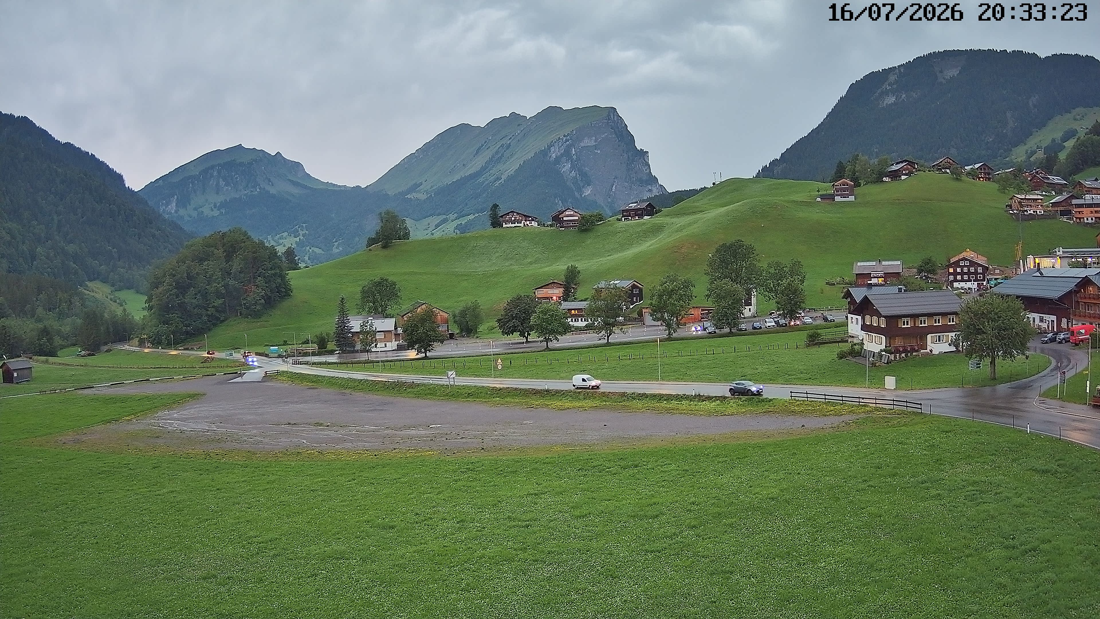 Archiv Foto Webcam Schoppernau: Ausblick Hotel Elisabeth