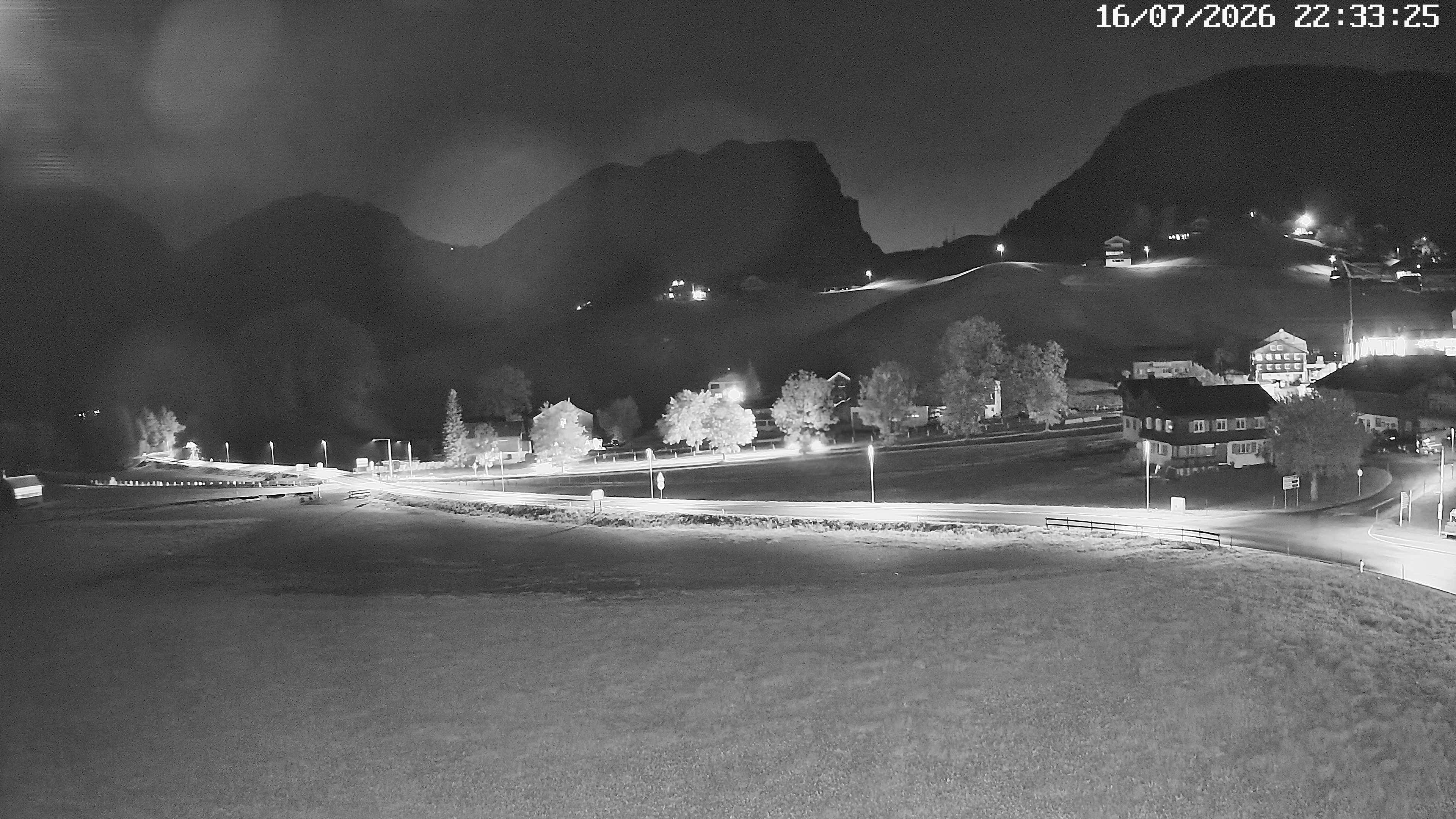 Archiv Foto Webcam Schoppernau: Ausblick Hotel Elisabeth
