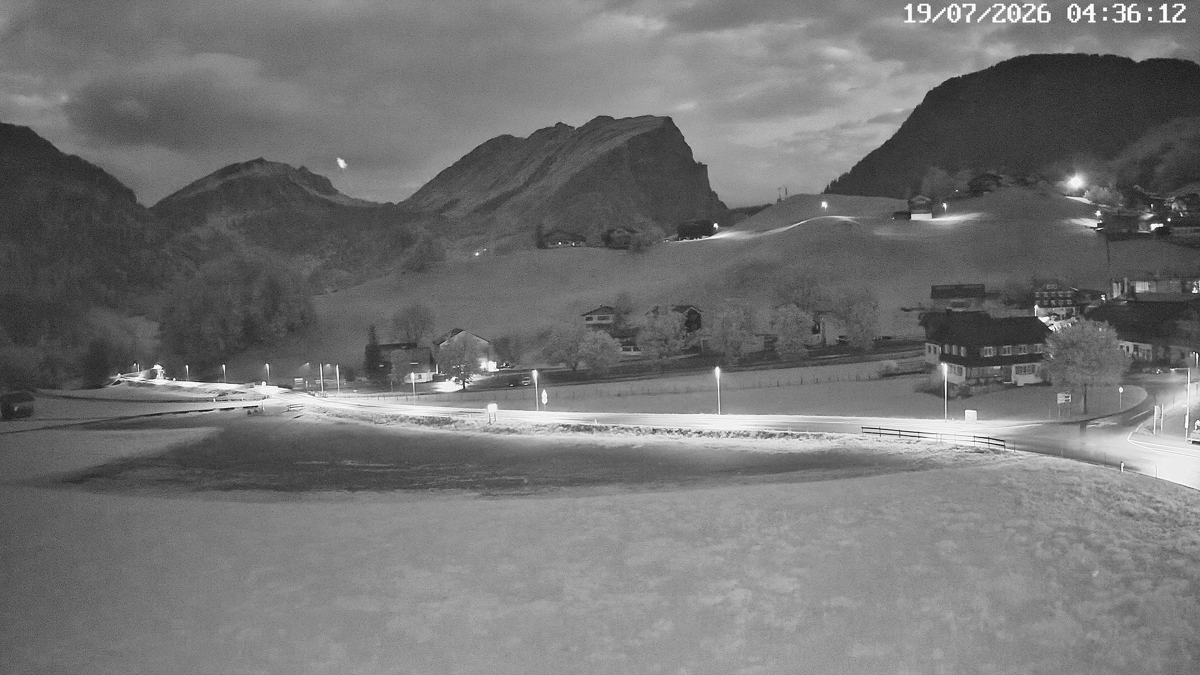 Archiv Foto Webcam Schoppernau: Ausblick Hotel Elisabeth
