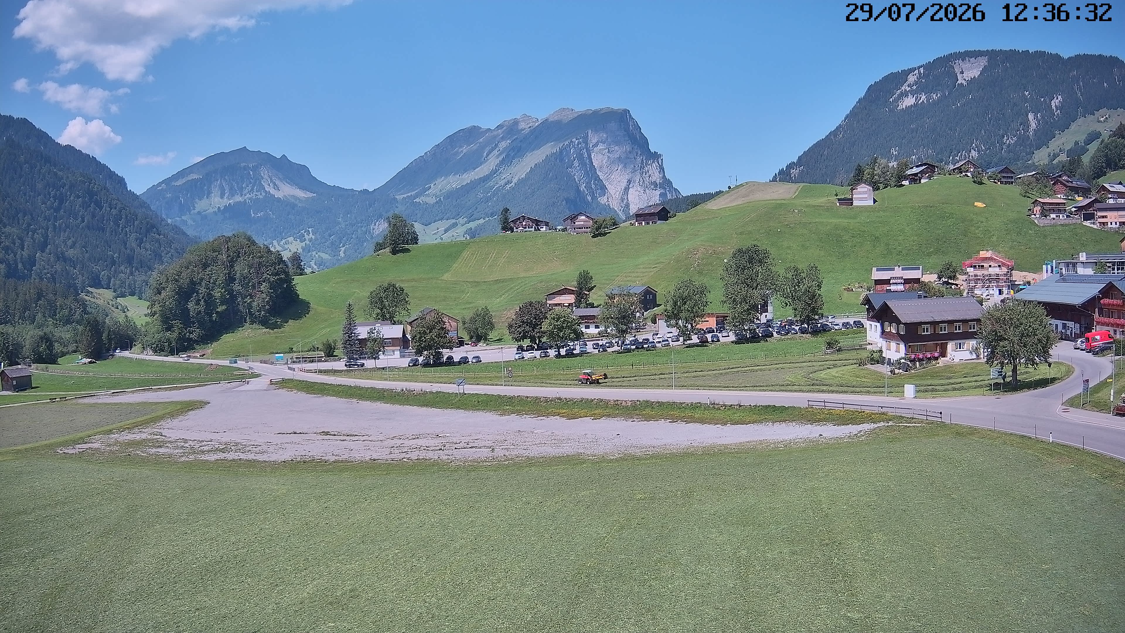 Archiv Foto Webcam Schoppernau: Ausblick Hotel Elisabeth