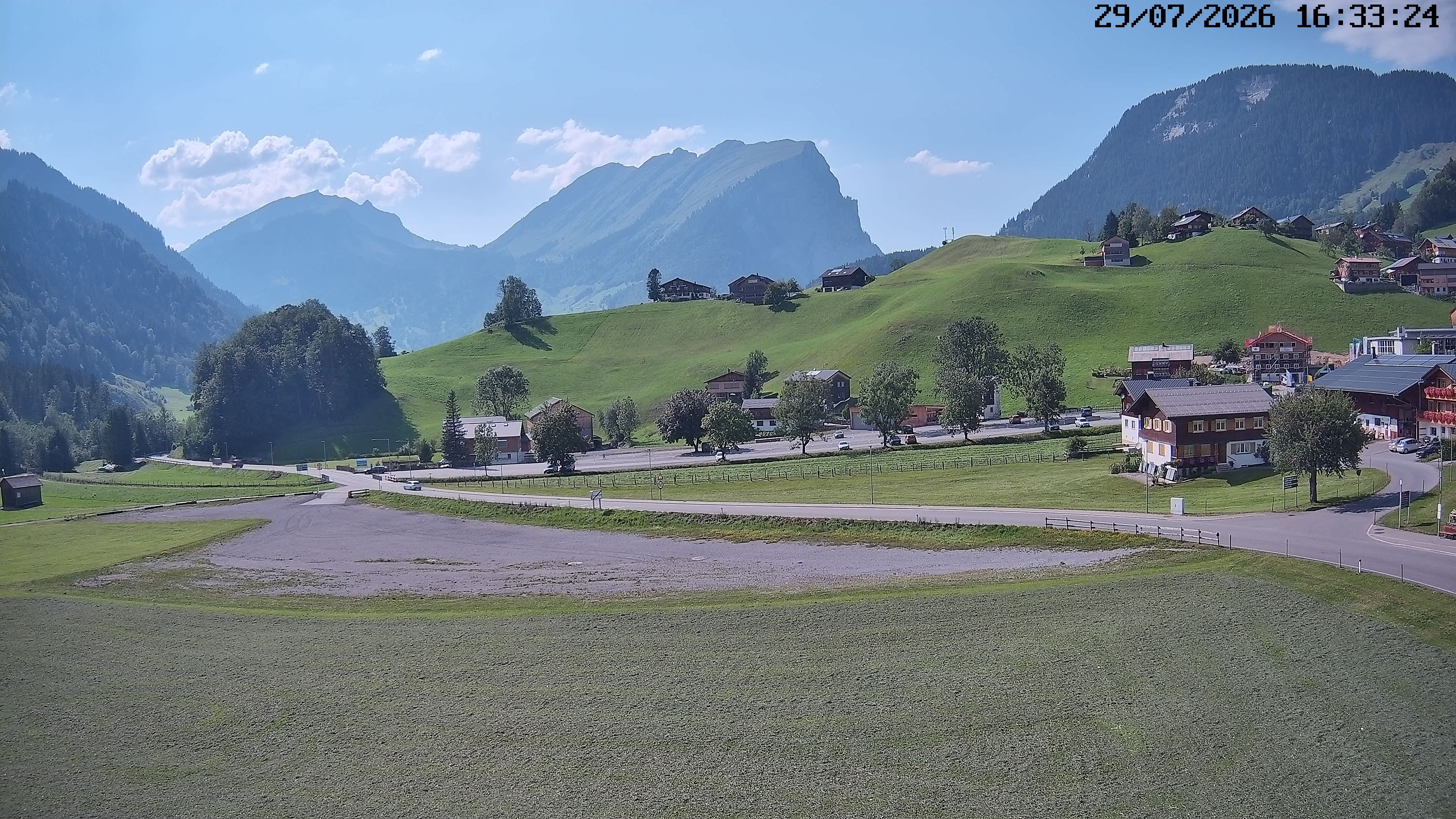 Archiv Foto Webcam Schoppernau: Ausblick Hotel Elisabeth