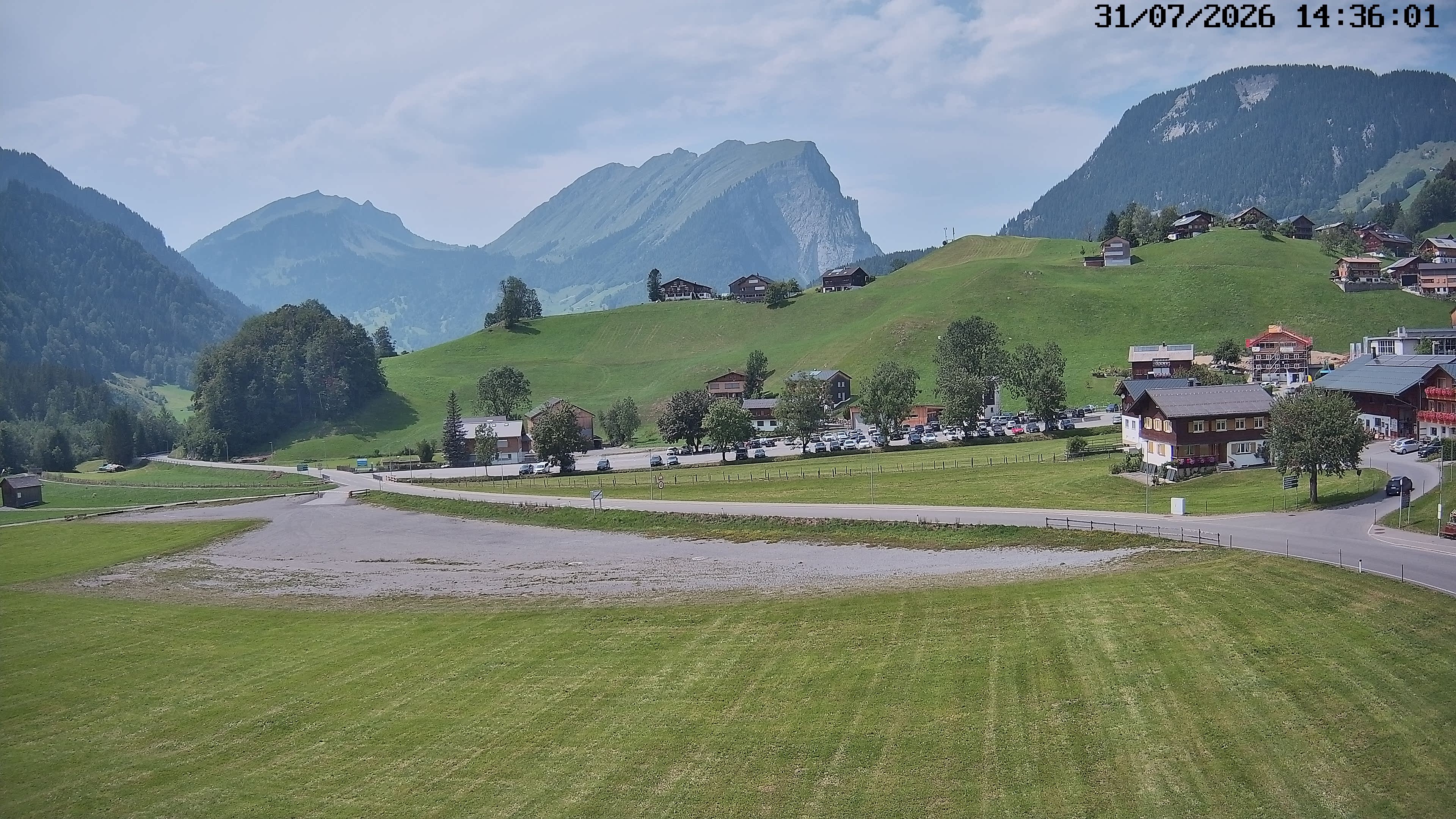 Archived image Webcam Schoppernau - Hotel Elisabeth