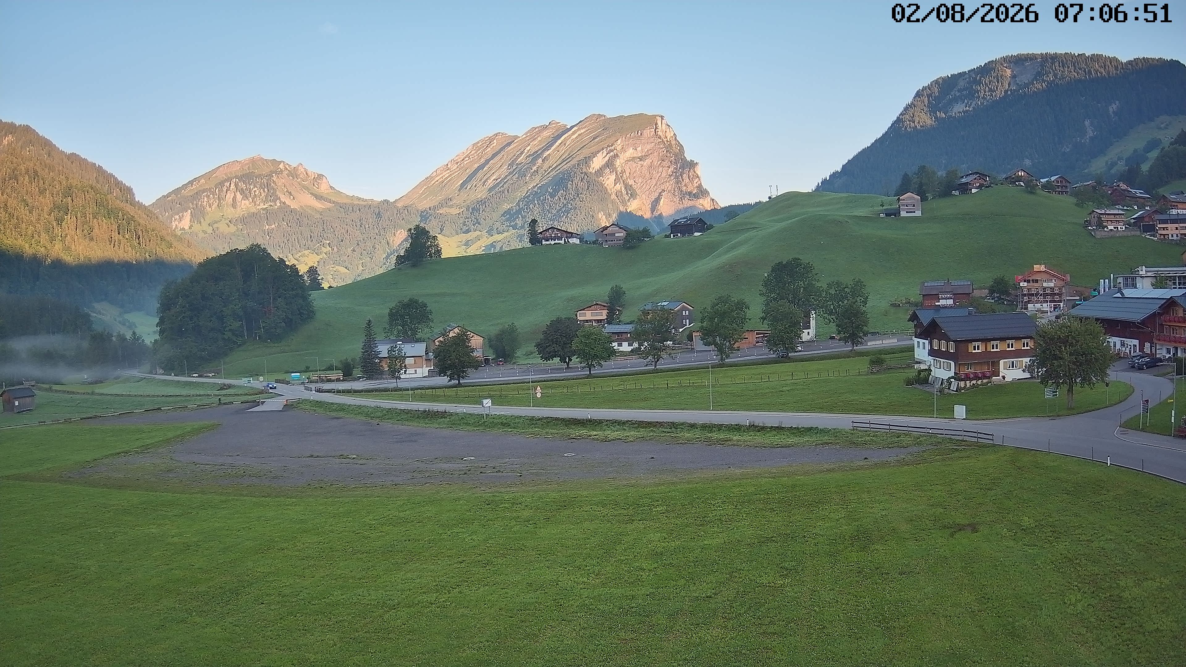 Archived image Webcam Schoppernau - Hotel Elisabeth