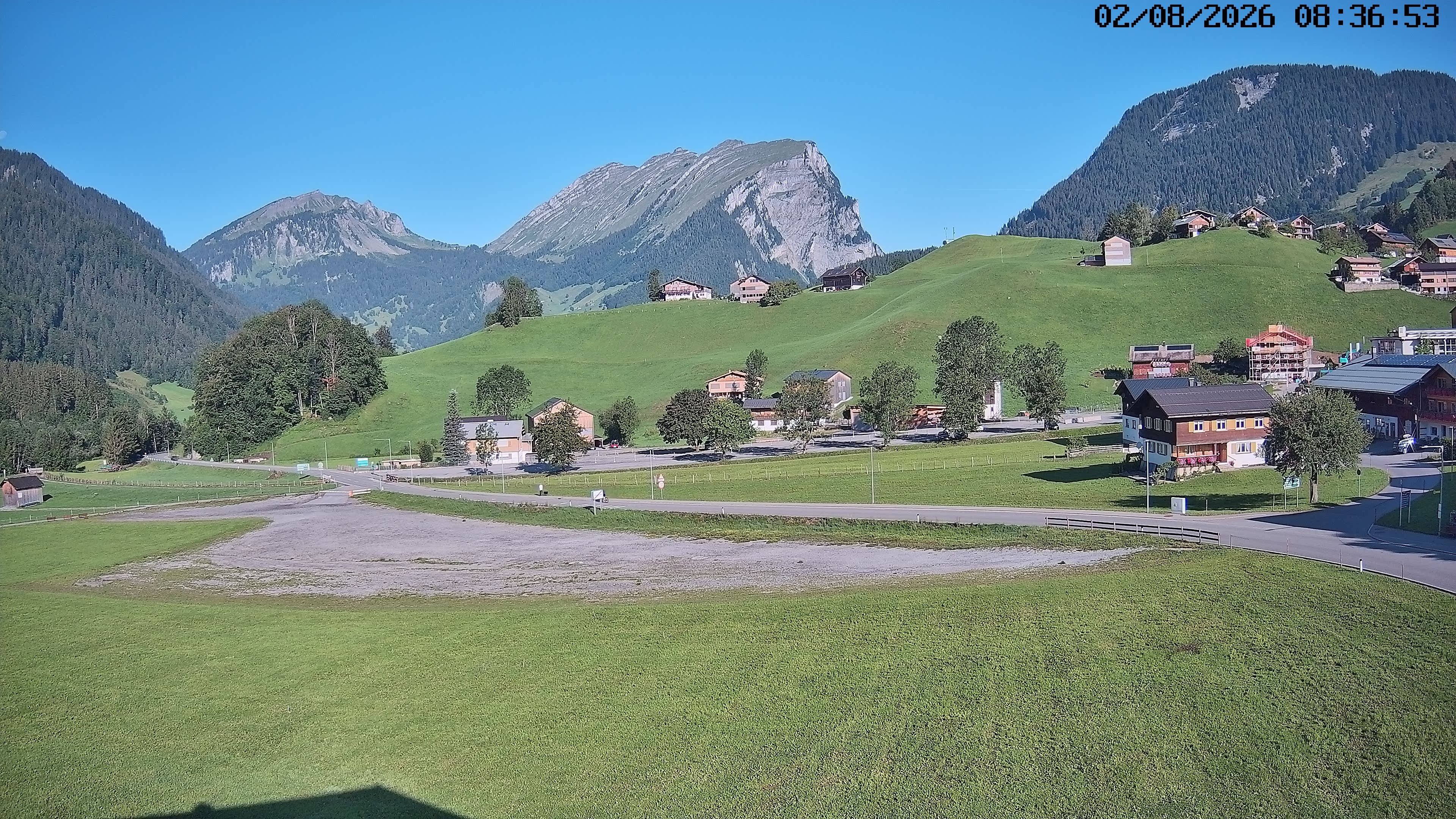 Archived image Webcam Schoppernau - Hotel Elisabeth