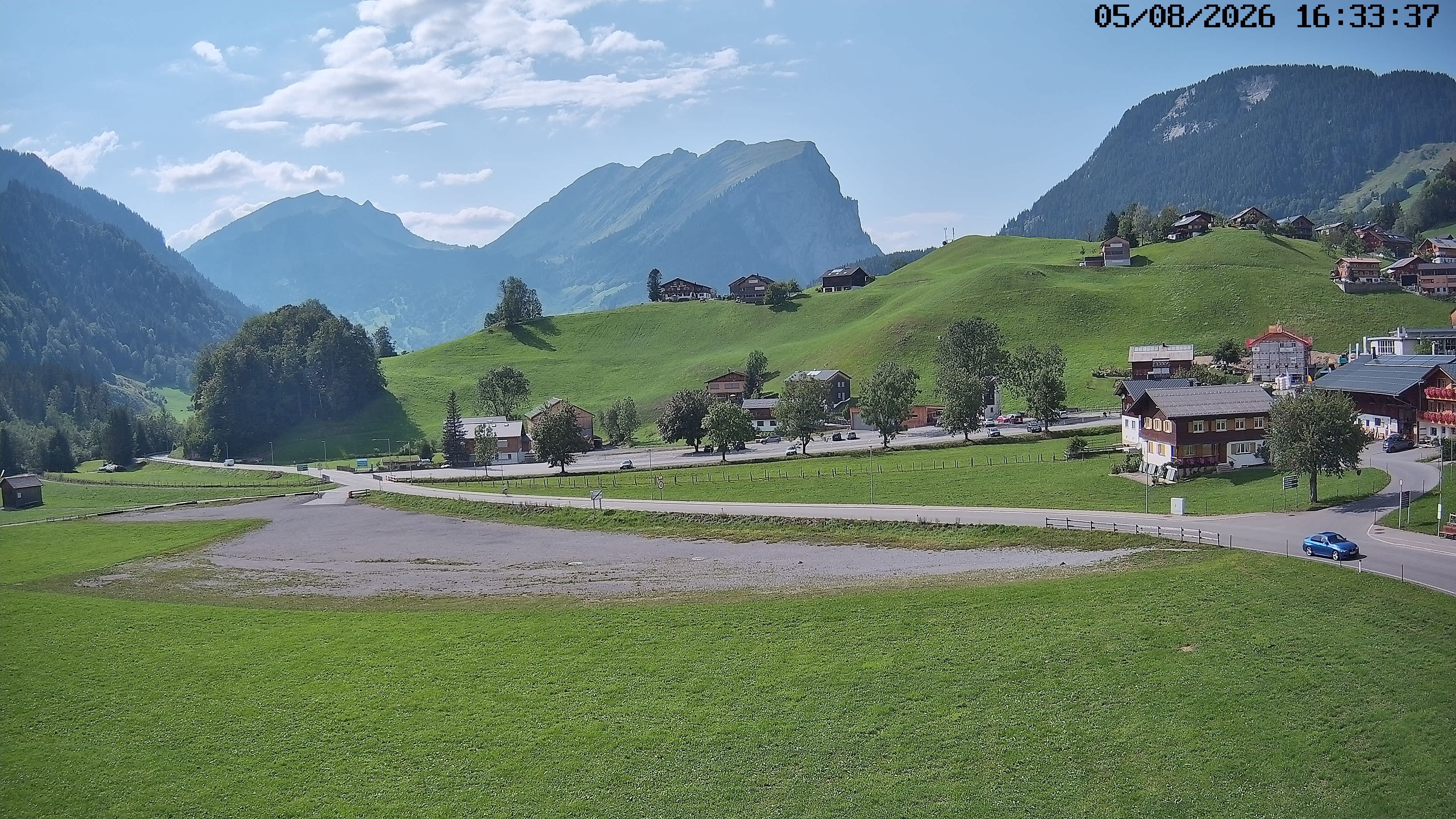 Archiv Foto Webcam Schoppernau: Ausblick Hotel Elisabeth
