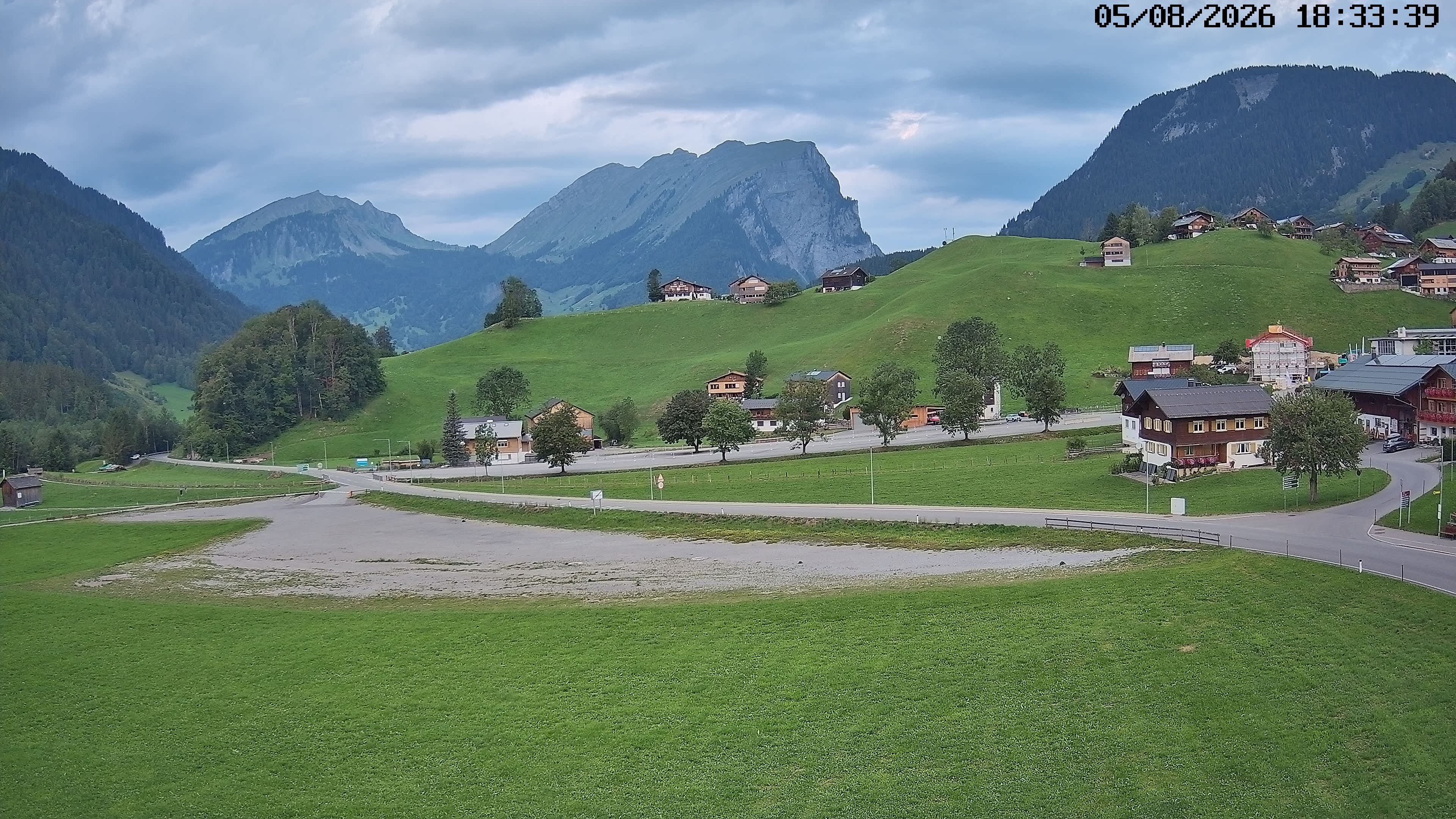 Archiv Foto Webcam Schoppernau: Ausblick Hotel Elisabeth