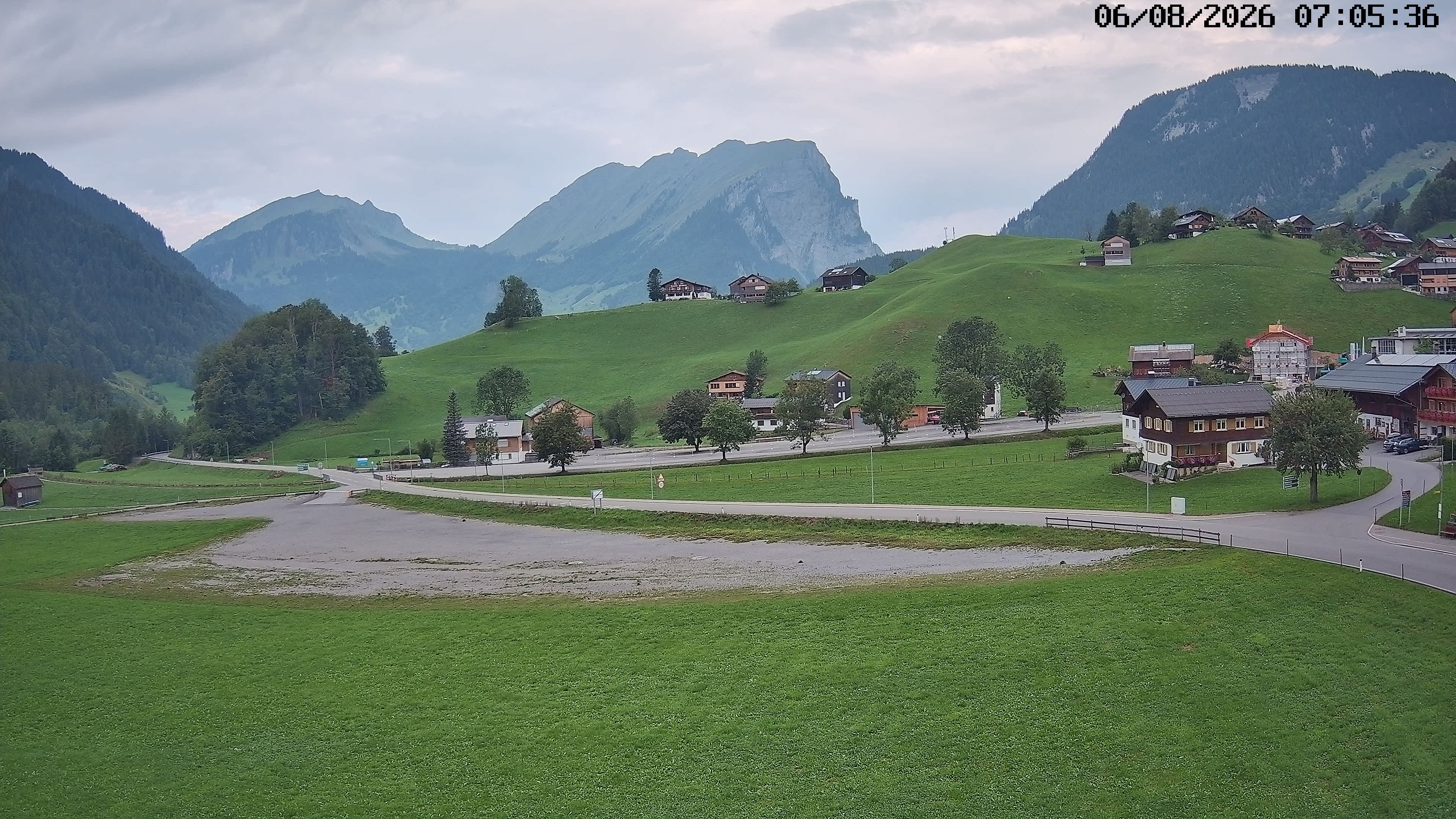 Archived image Webcam Schoppernau - Hotel Elisabeth