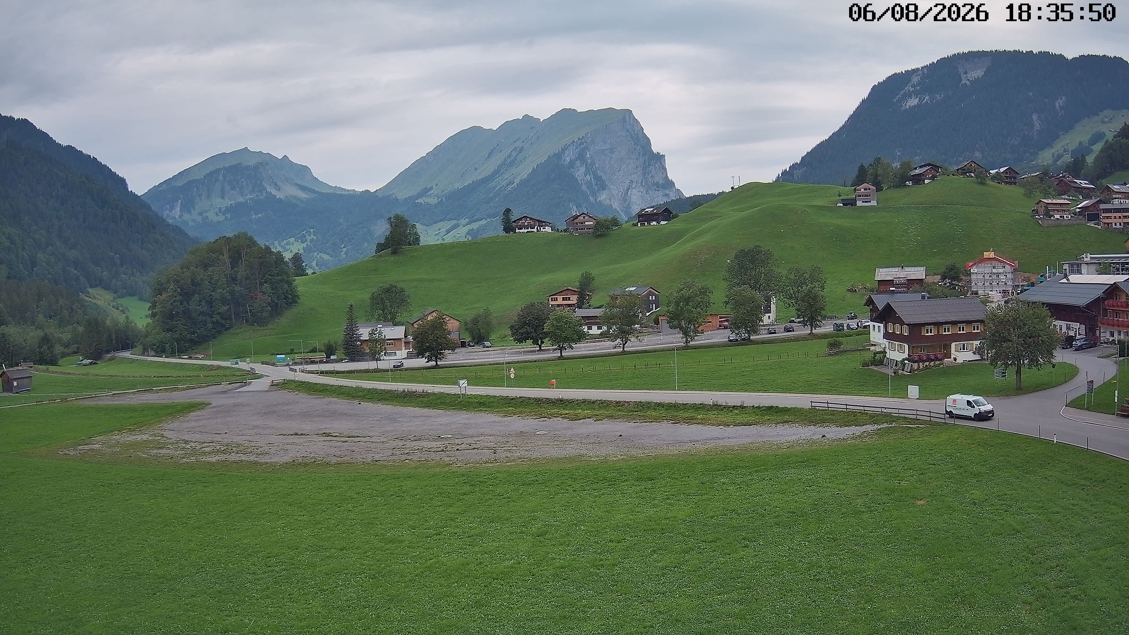 Archiv Foto Webcam Schoppernau: Ausblick Hotel Elisabeth