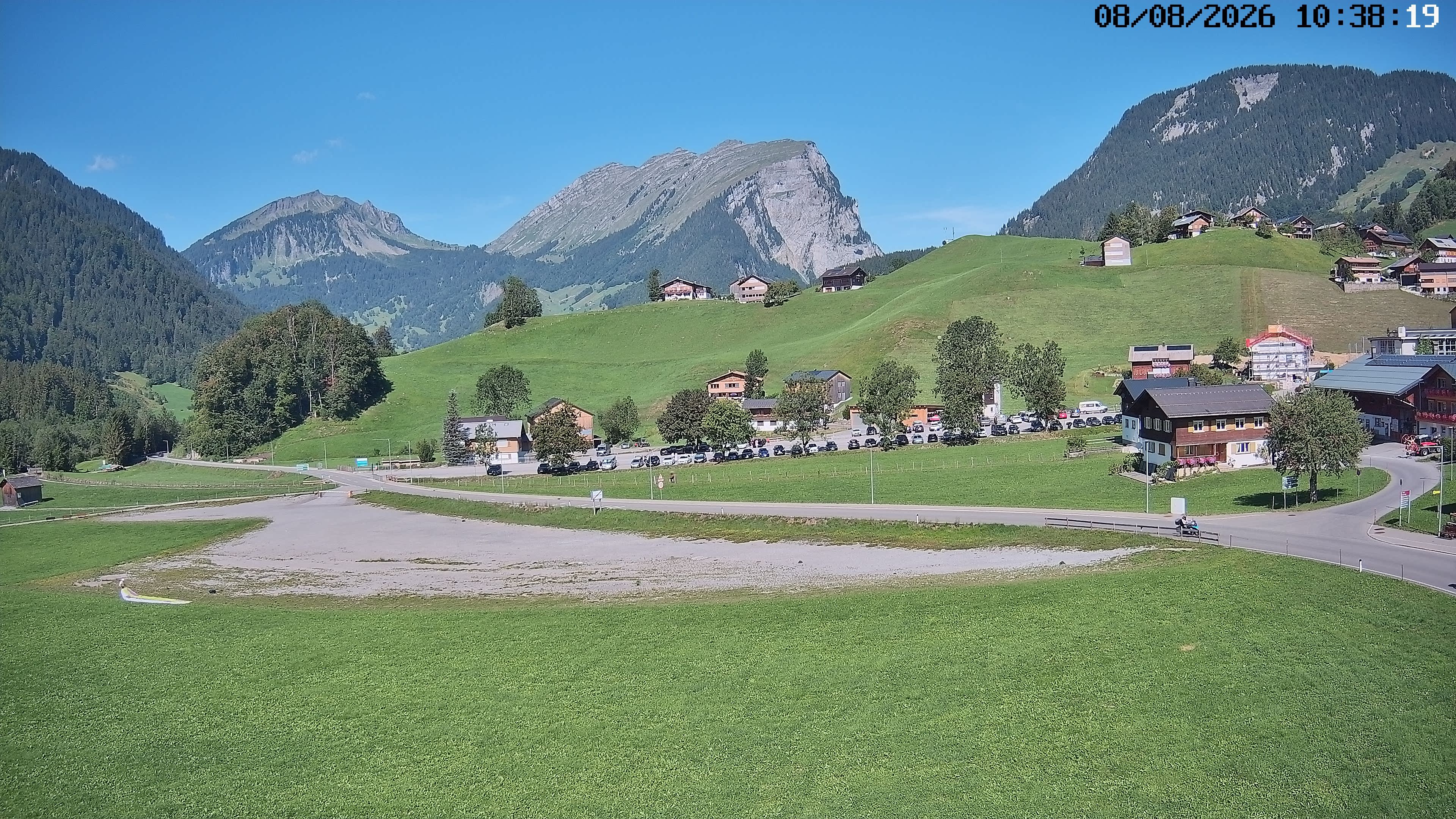Archived image Webcam Schoppernau - Hotel Elisabeth