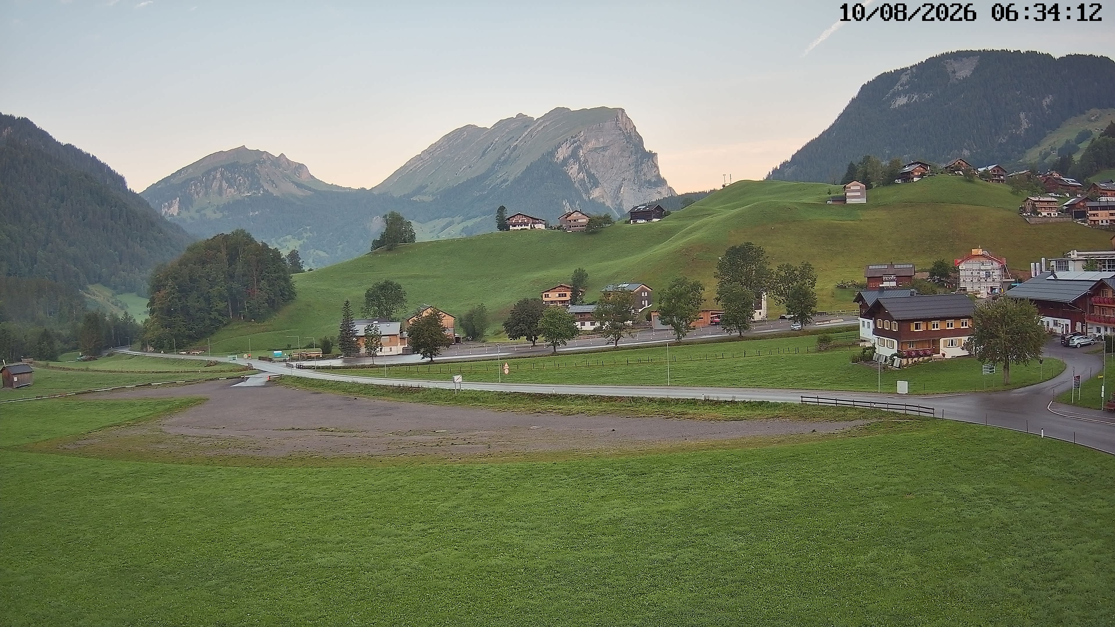 Archiv Foto Webcam Schoppernau: Ausblick Hotel Elisabeth
